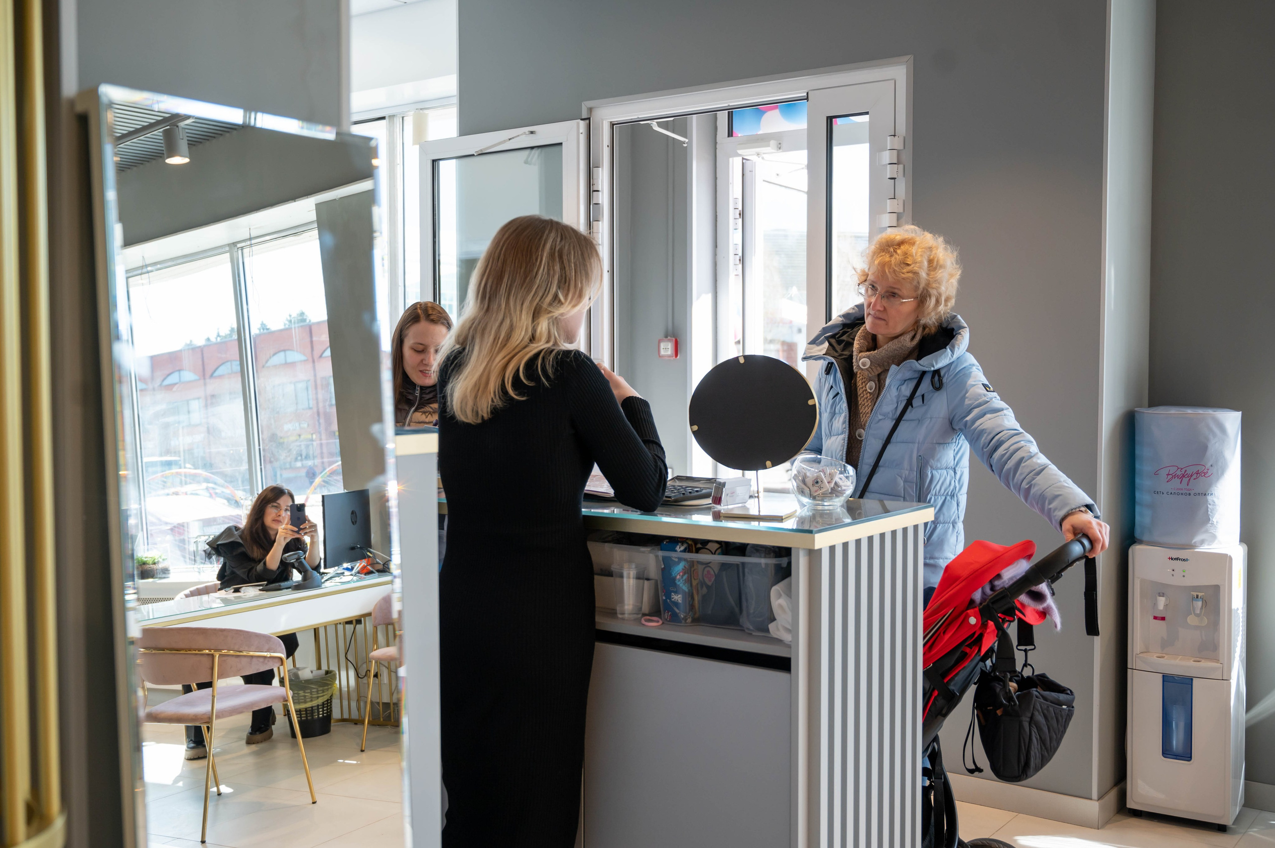 Съёмка открытия оптики