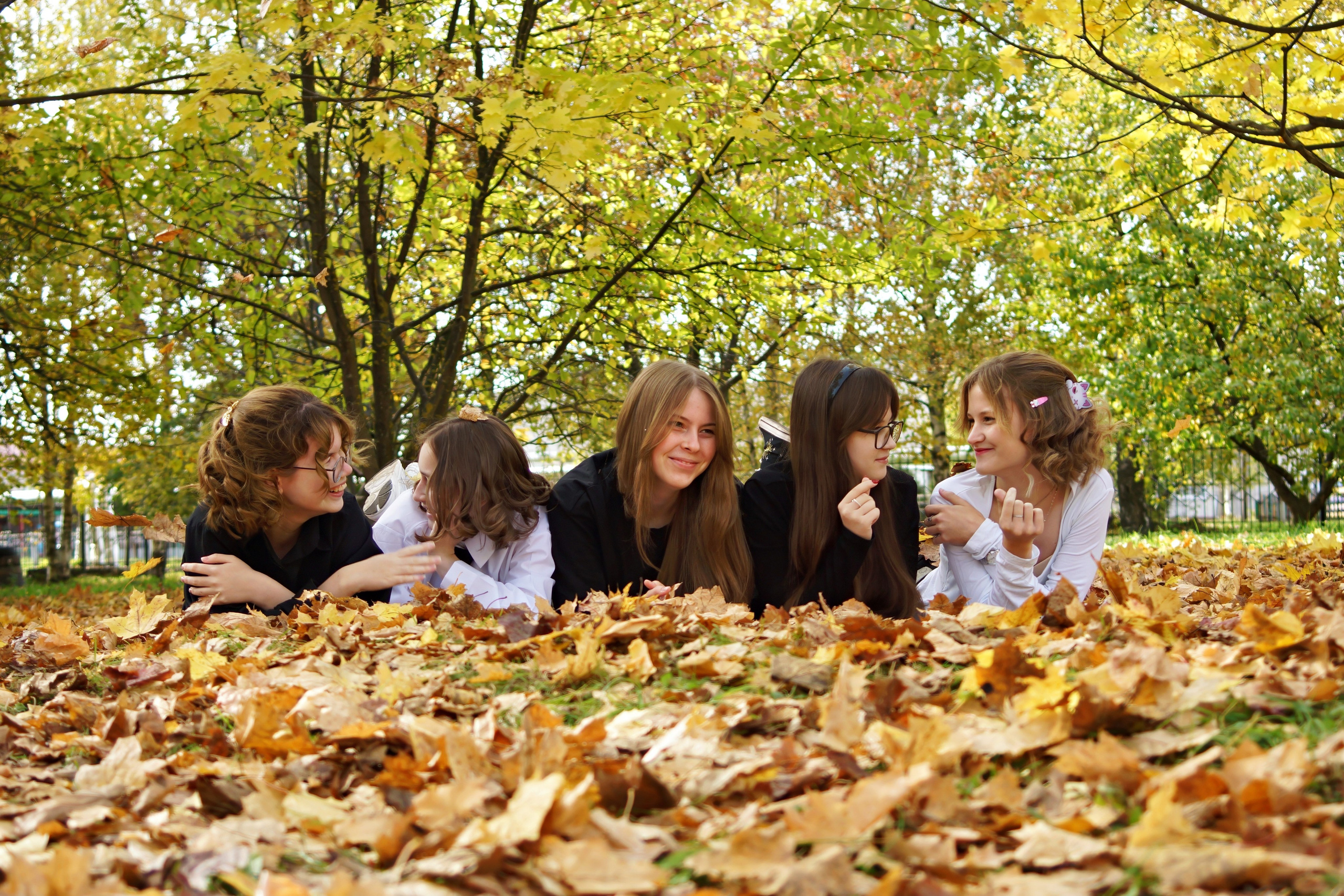 Осенняя фотосессия в школе г. Йошкар-Ола