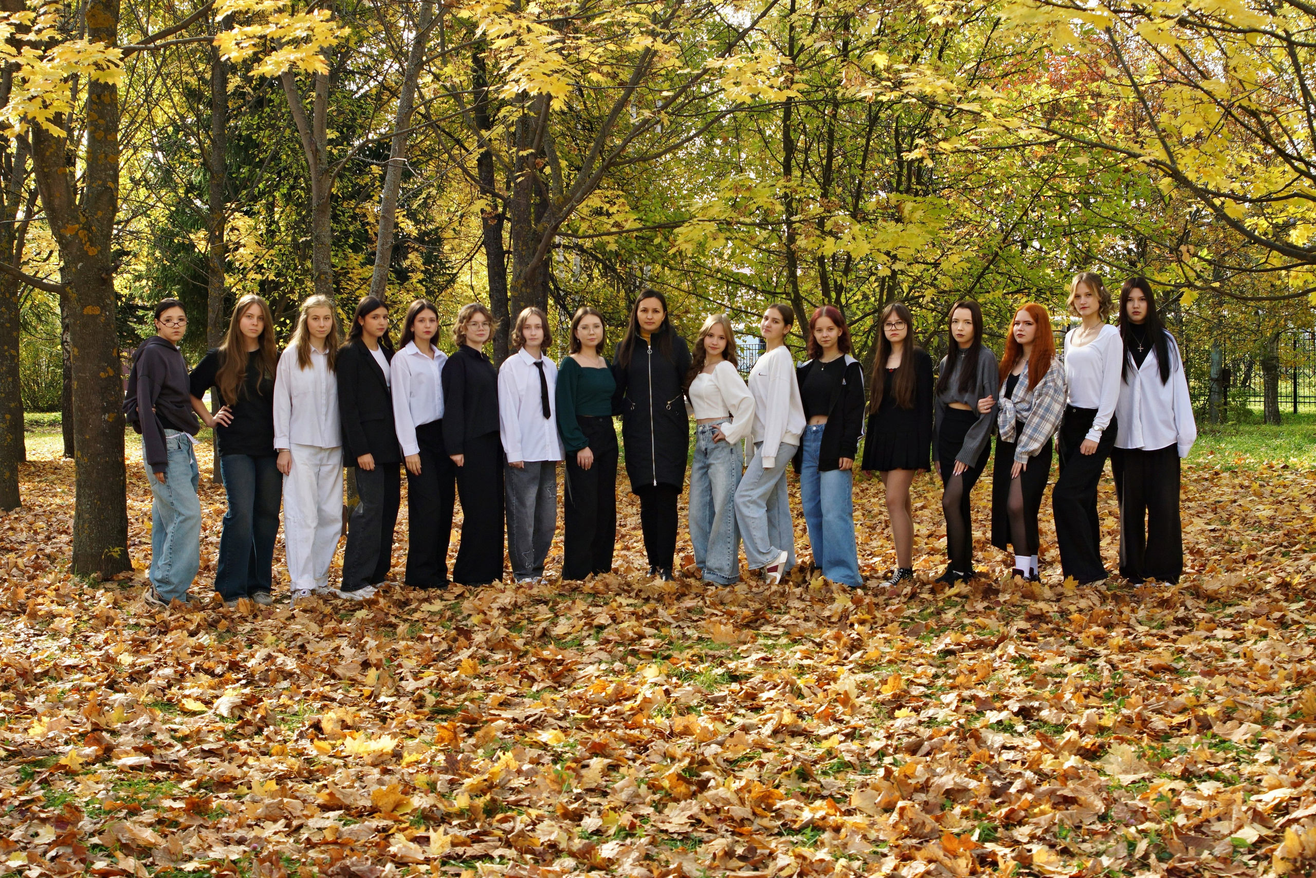Осенняя фотосессия в школе г. Йошкар-Ола