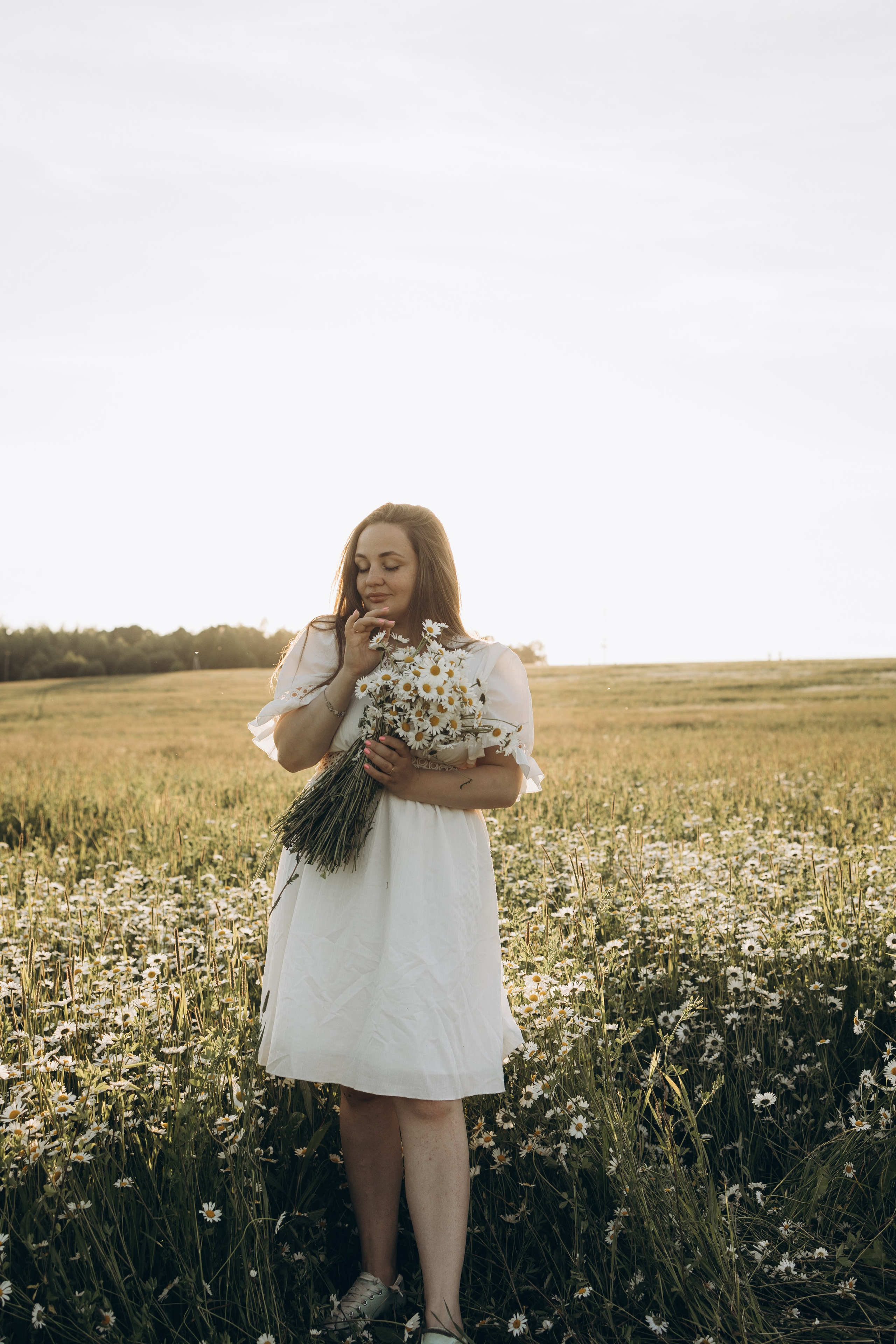 Маша и ромашки. Семейный фотограф в Москве Виктория Ястребинская