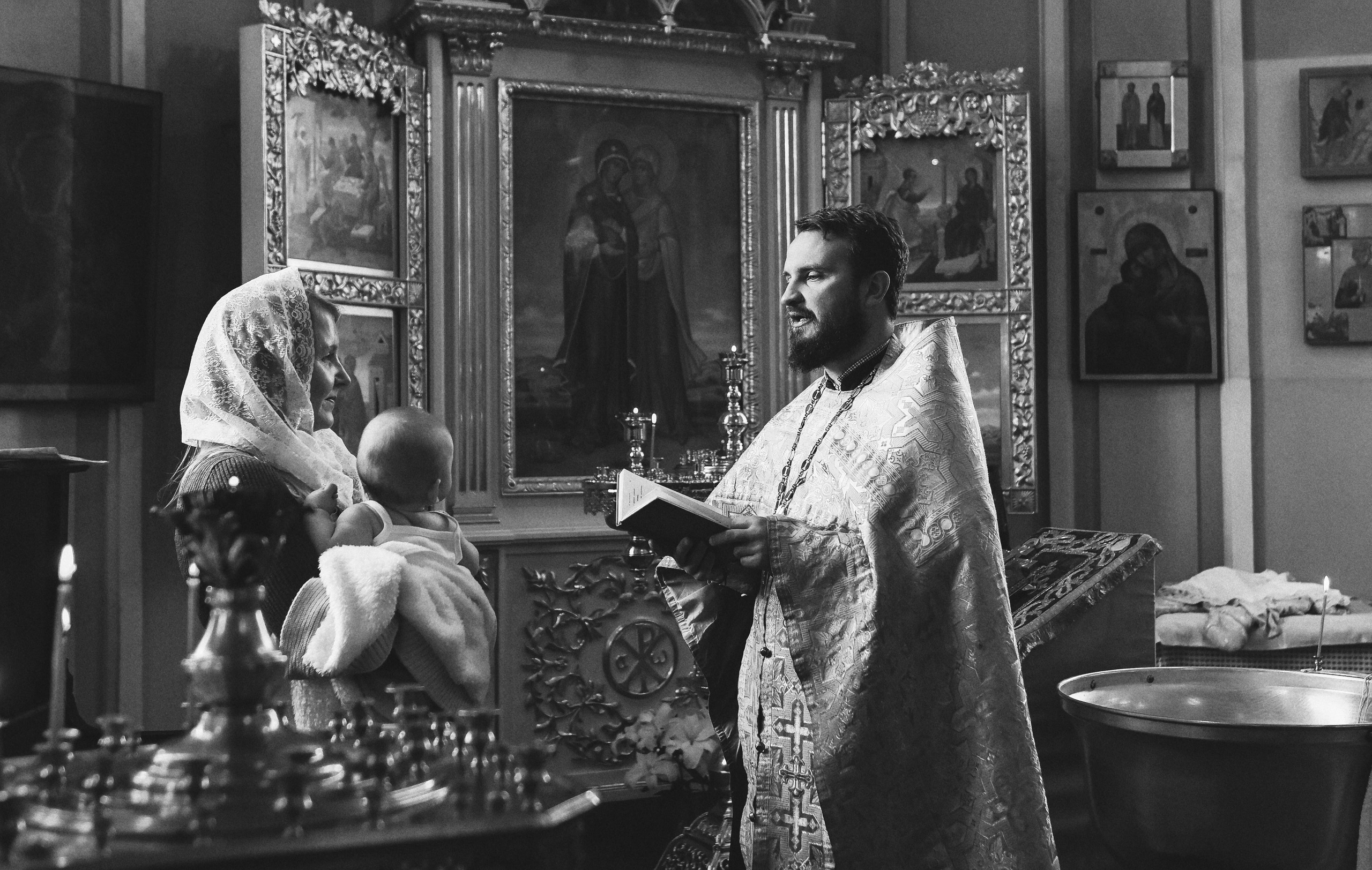 Крещение Любочки. Семейный и свадебный фотограф в Санкт-Петербурге Яна