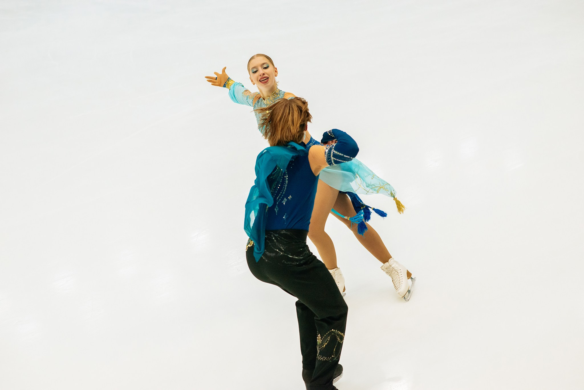 Танцы на льду. Елизавета Кириллова и Илья Карпов. Репортажный фотограф в Санкт-Петербурге Анастасия Клёпова