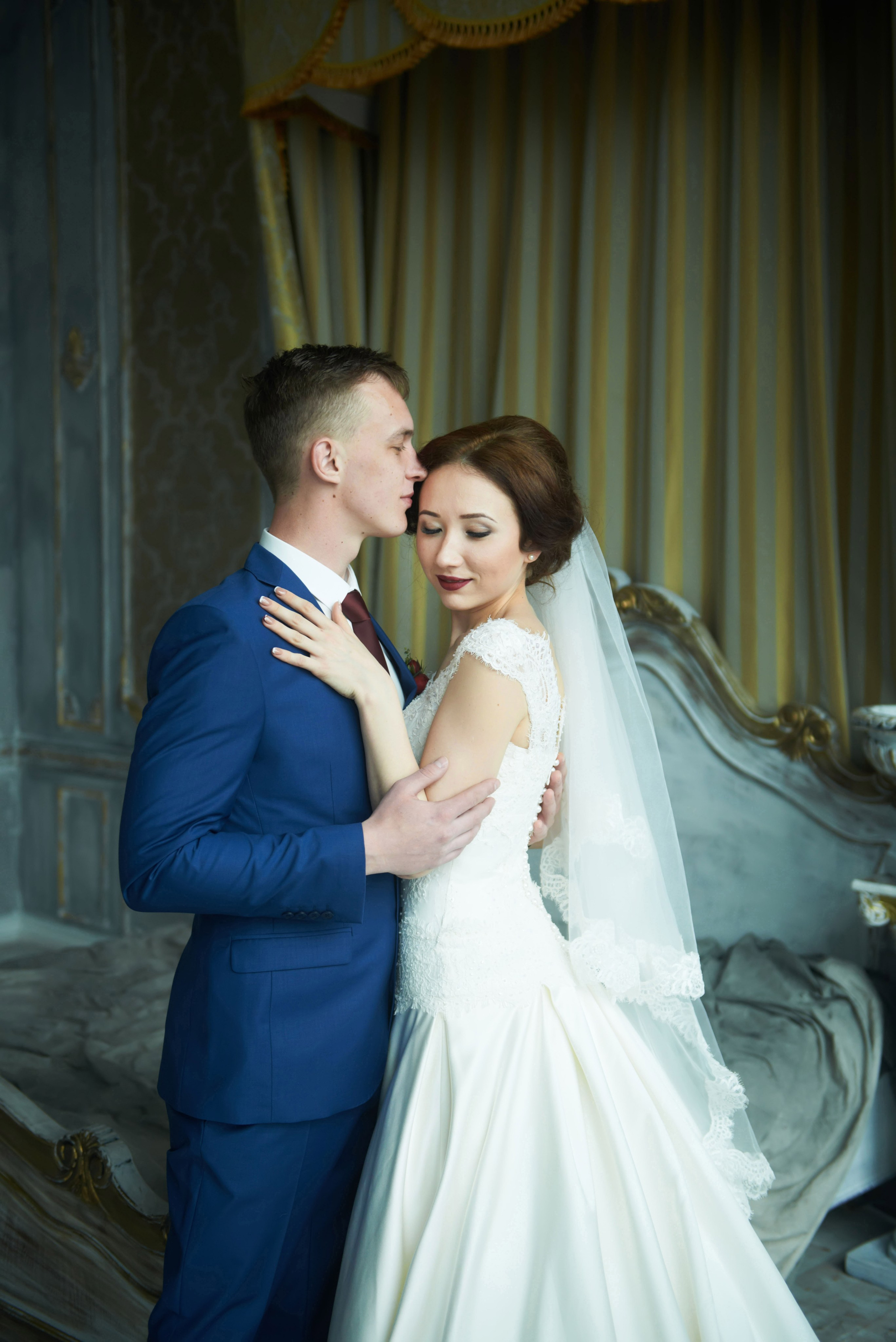 Индира и Дмитрий (свадебная фотосессия в Ботаническом саду и в фотостудии). Портретный, семейный и свадебный фотограф в Санкт-Петербурге и в Пушкине Ширяев Денис