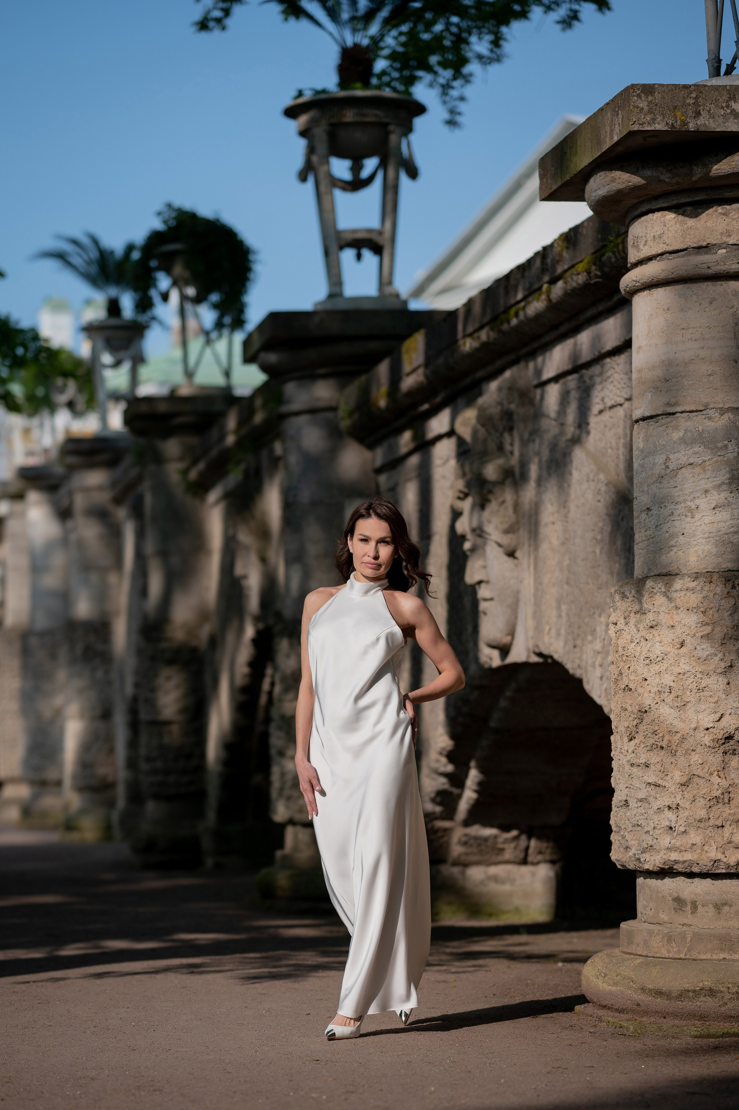 Алина и Алексей (прогулка на кабриолете, Академия Художеств, Екатерининский парк в Пушкине). Портретный, семейный и свадебный фотограф в Санкт-Петербурге и в Пушкине Ширяев Денис