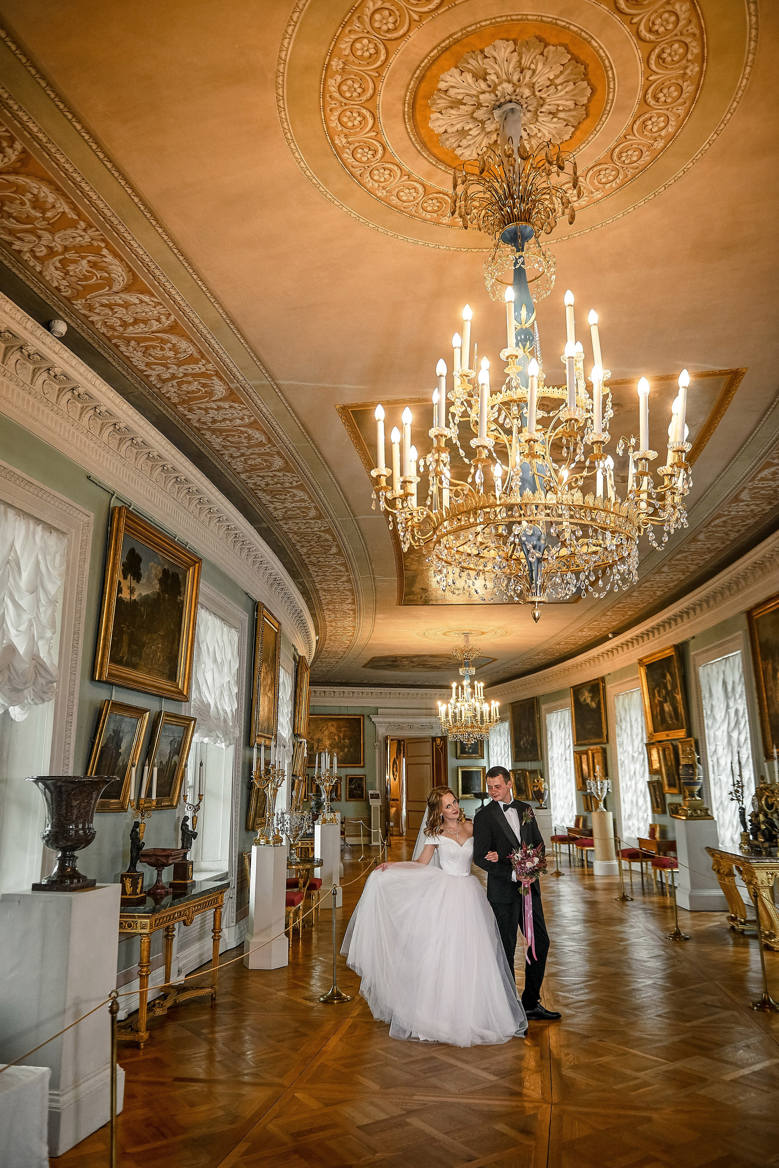 Екатерина и Александр (свадебная фотосессия в Павловском Дворце). Портретный, семейный и свадебный фотограф в Санкт-Петербурге и в Пушкине Ширяев Денис