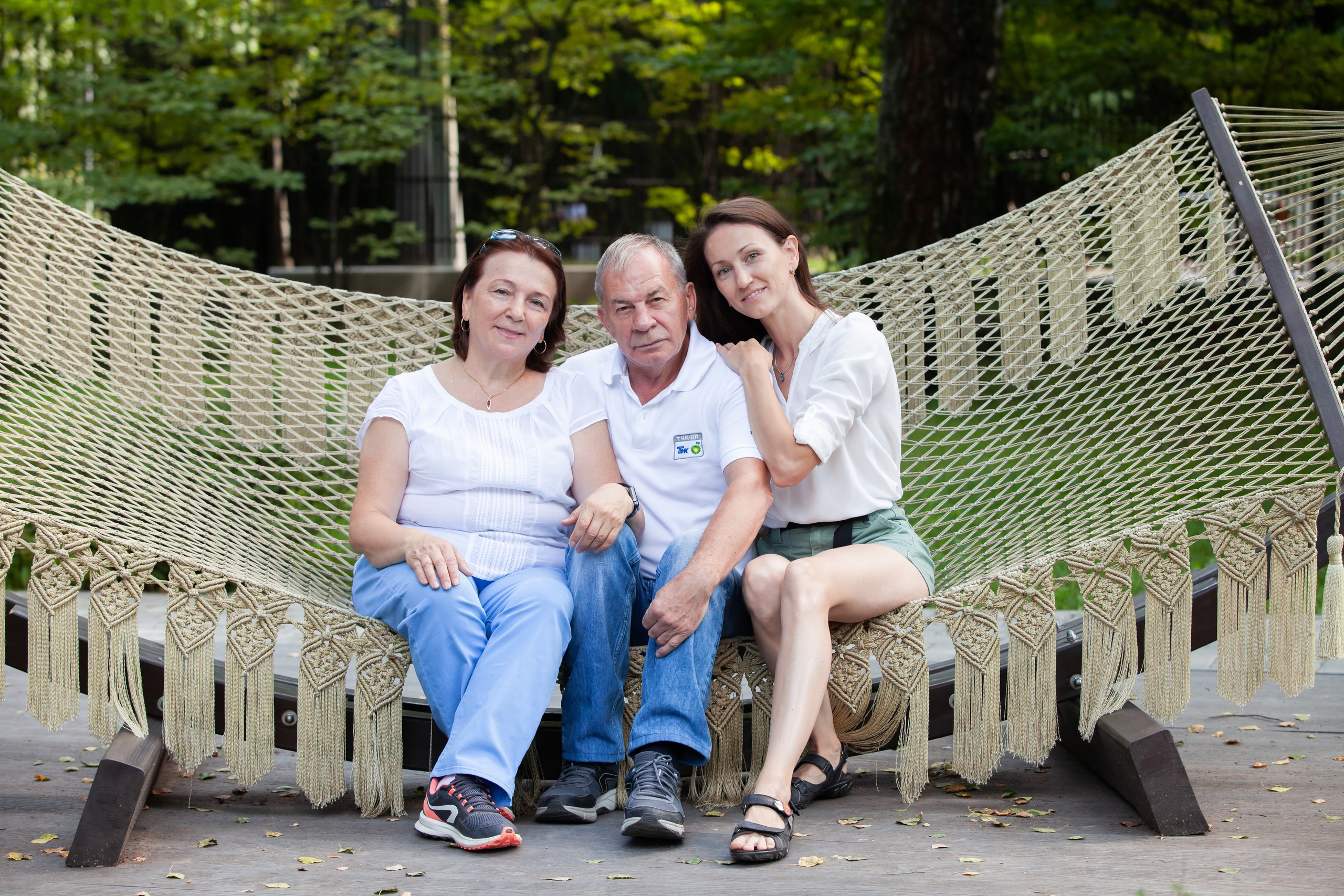 Семейная фотосессия в парке. Фотографы в Москве Светлана Устинова и Сергей Грачев
