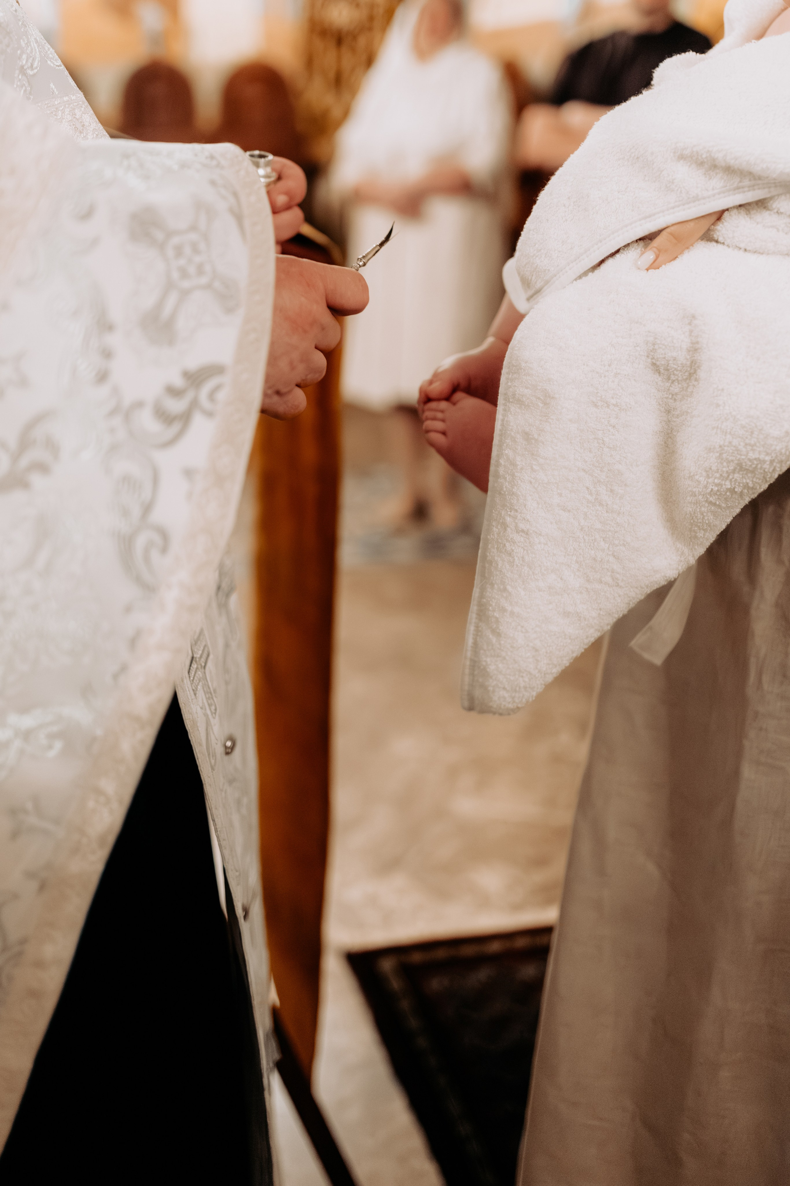 в таинстве крещения