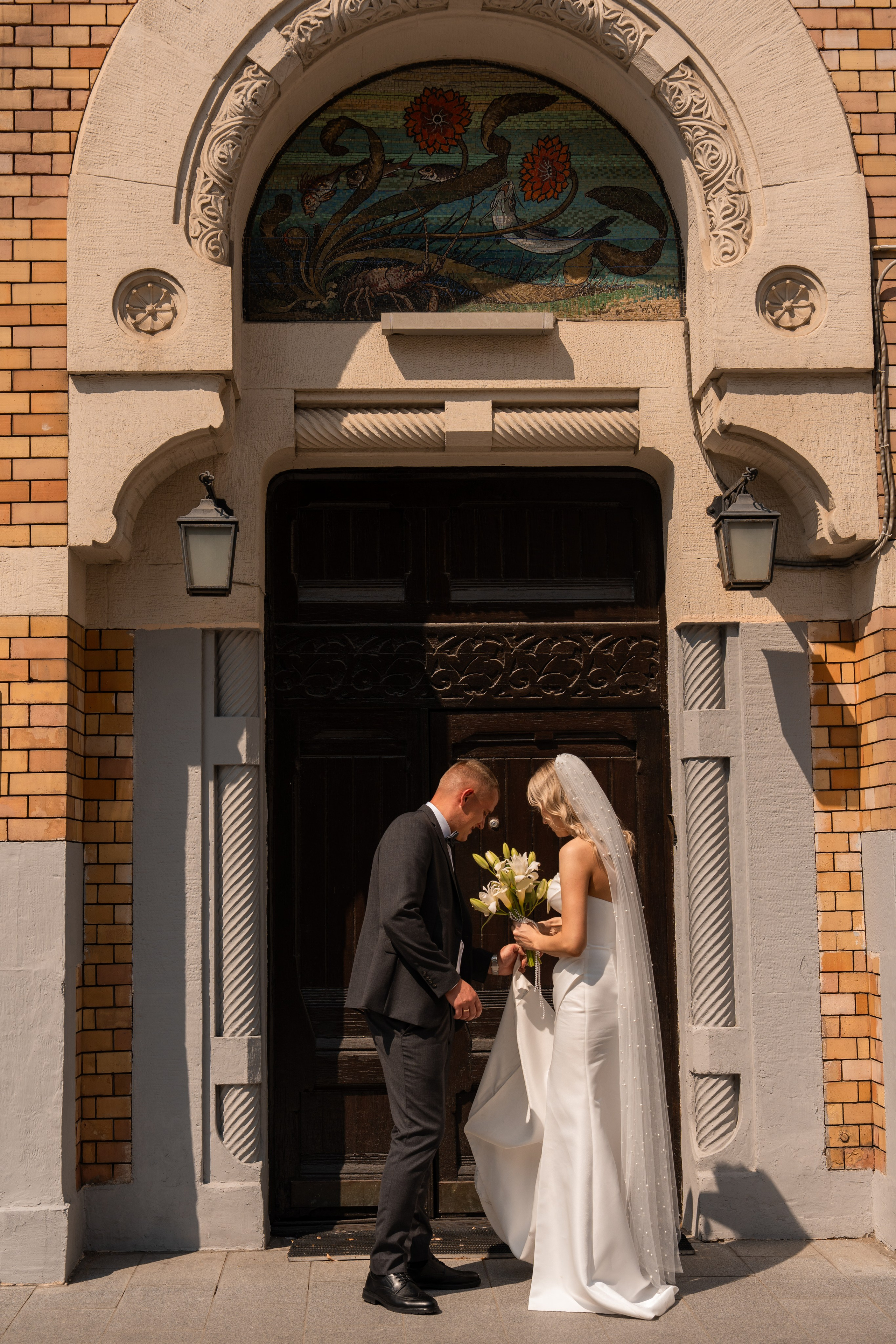 Свадебная фотосессия в Москве, регистрация в Кутузовском ЗАГСе Москва. Свадебный фотограф в Москве Анна Полушина