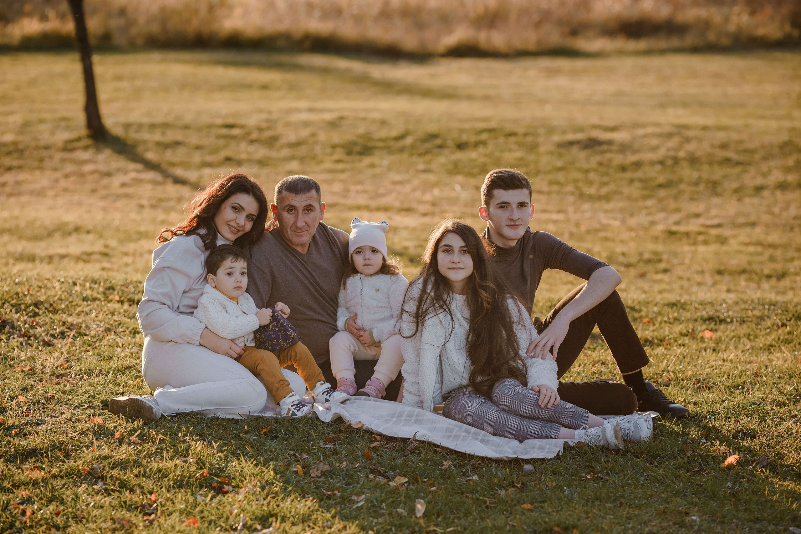 Семья Гриши и Симы в осеннем парке. Фотограф Lifestyle в Хабаровске, Владивостоке Землякова Елена