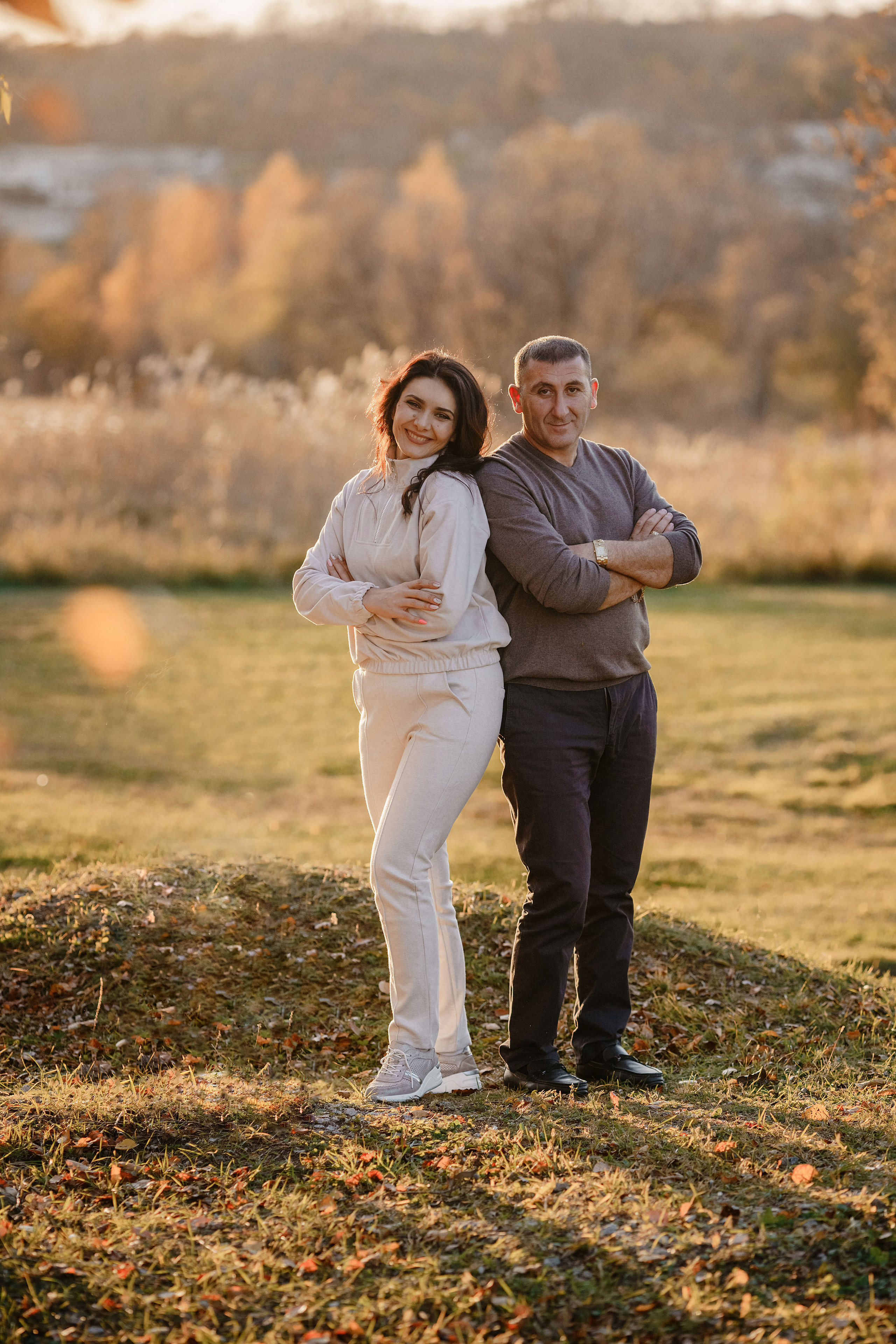 Семья Гриши и Симы в осеннем парке. Фотограф Lifestyle в Хабаровске, Владивостоке Землякова Елена