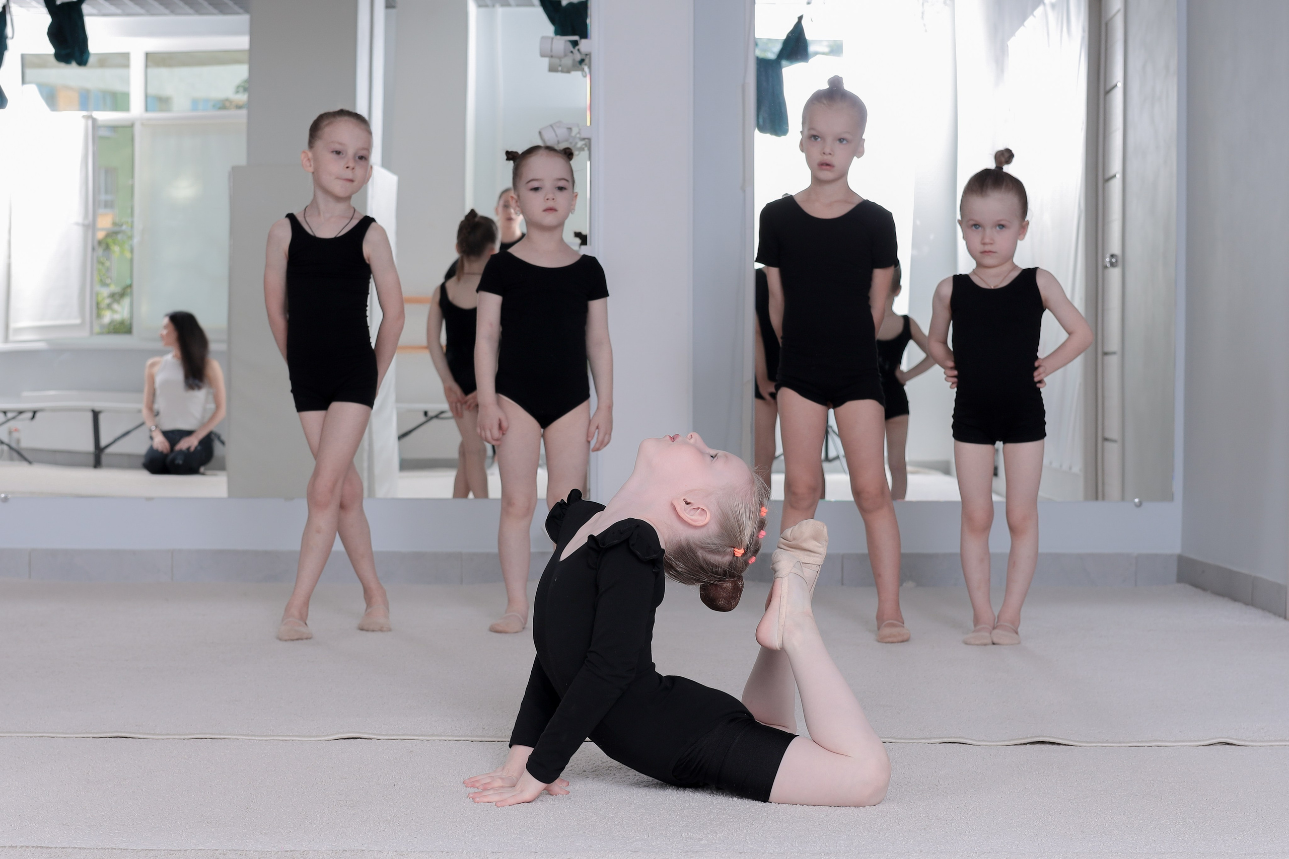 Открытый урок гимнастика. Фотограф Надршина Лилия