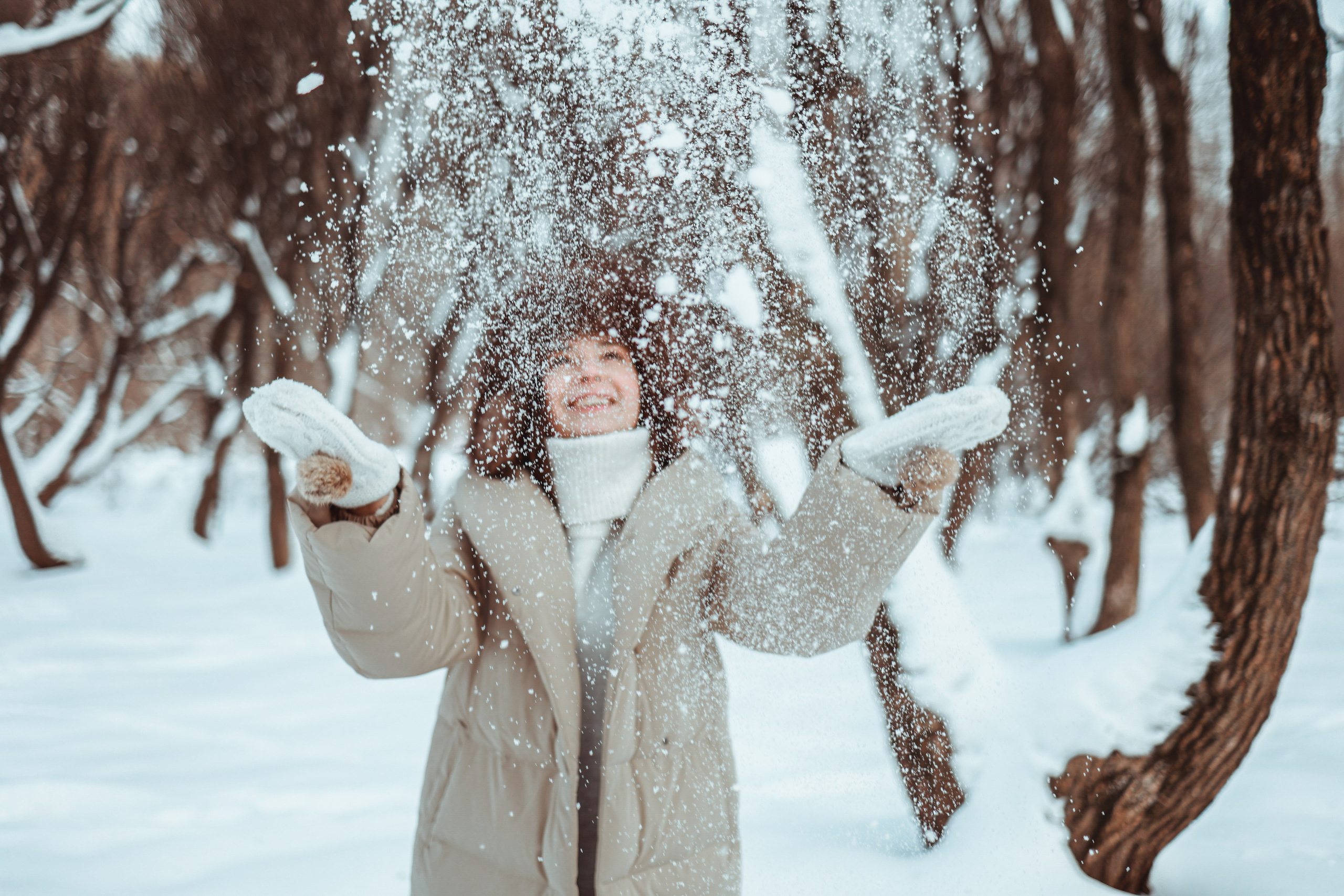 Ирина зима в парке. Оксана Ромашкина- семейный и ньюборн фотограф из Москвы