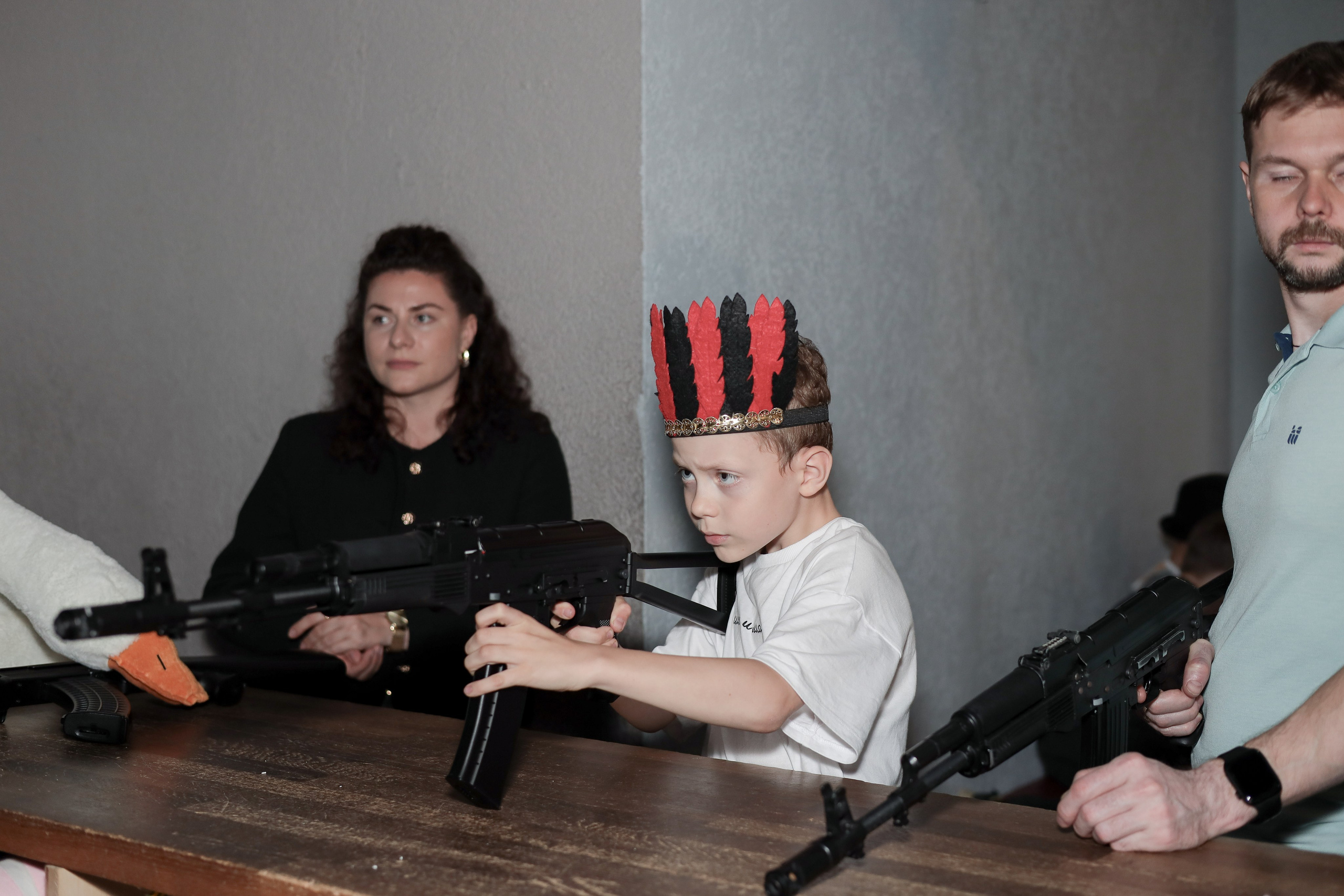 День рождение в стрелковом клубе. Фотограф Надршина Лилия