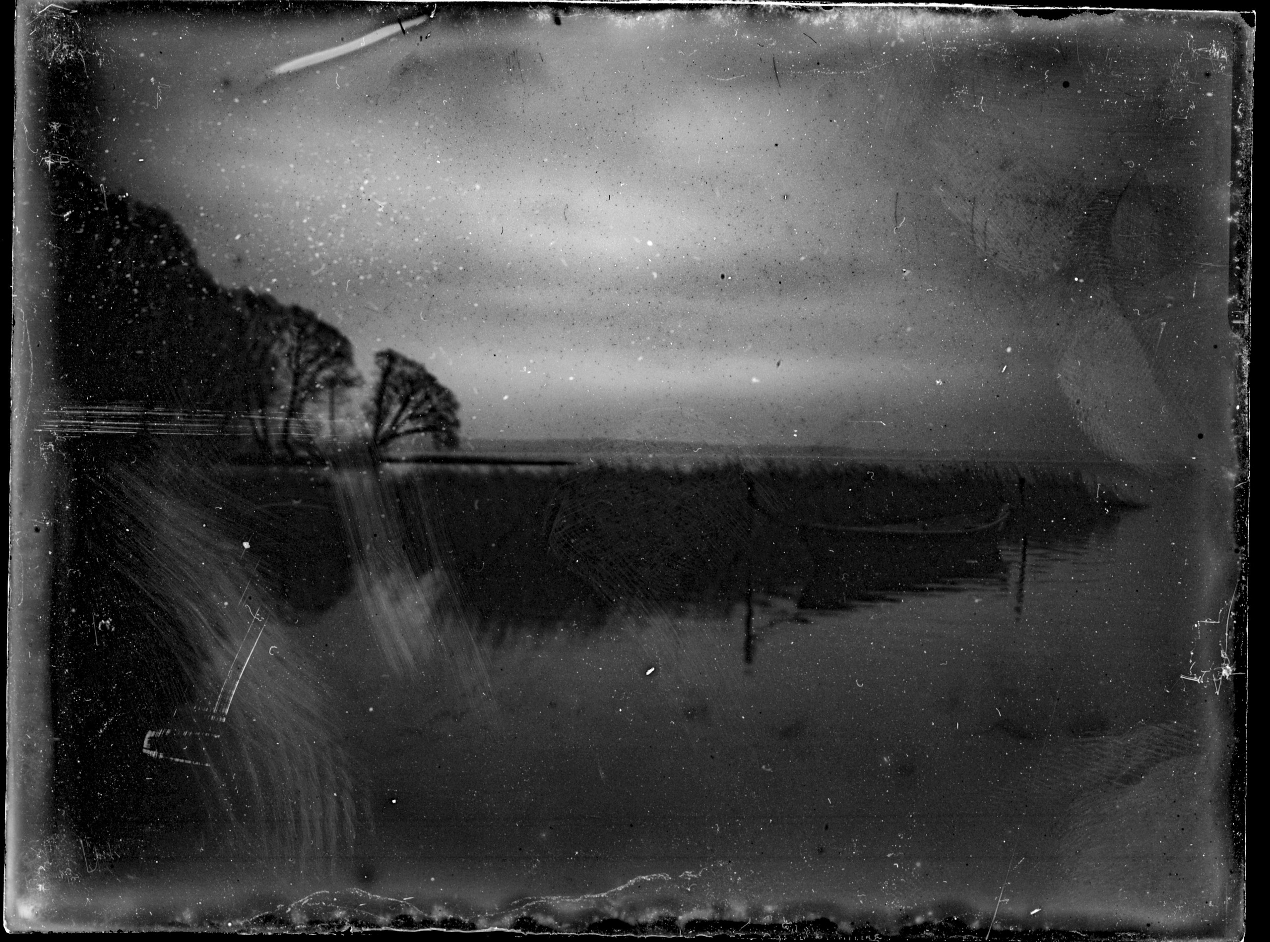 Glass plates. Darkroom aesthetics