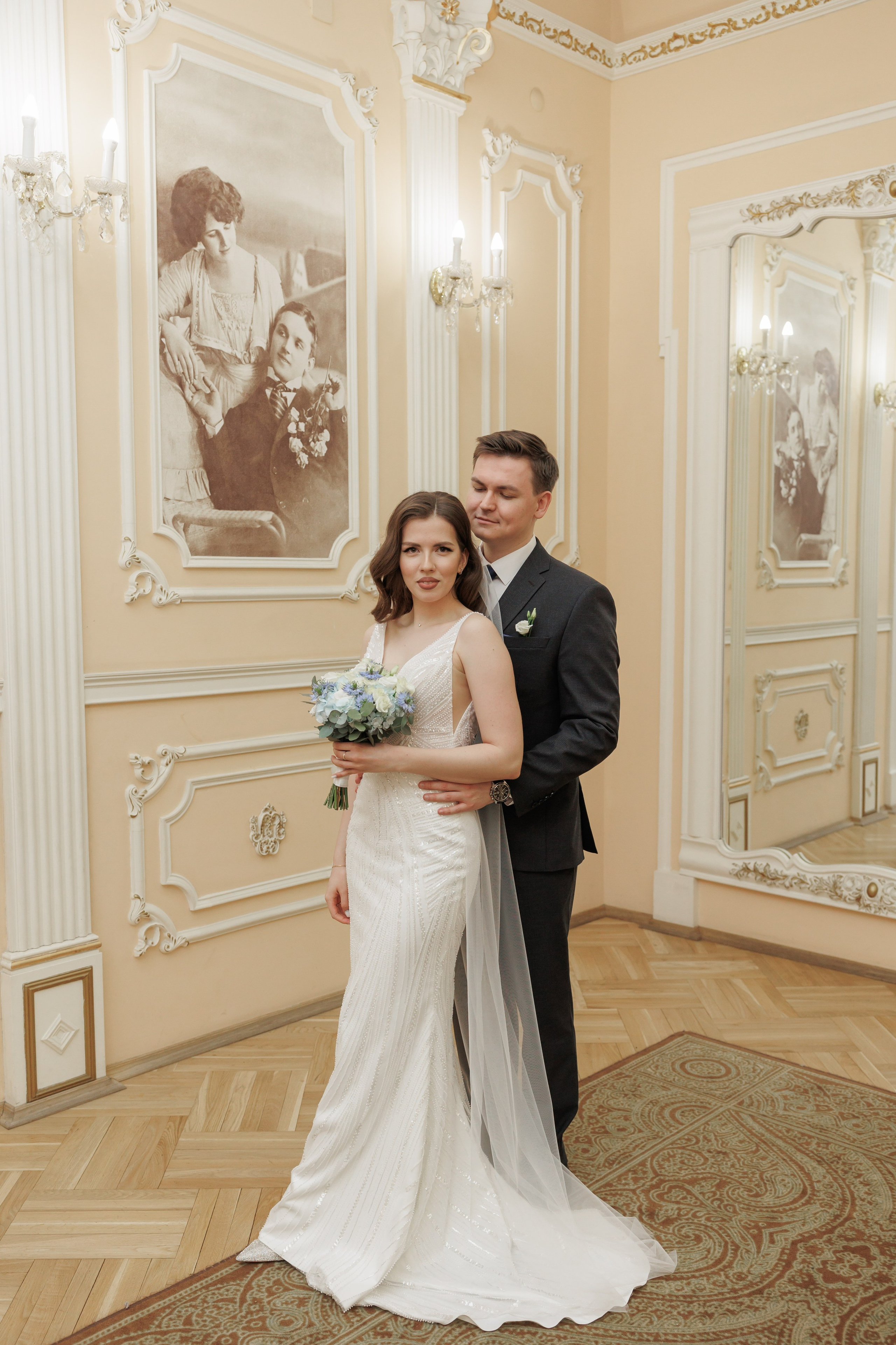 Даша и Дима, Грибоедовский ЗАГС. Свадебный и репортажный фотограф (Москва, Королев и другие)