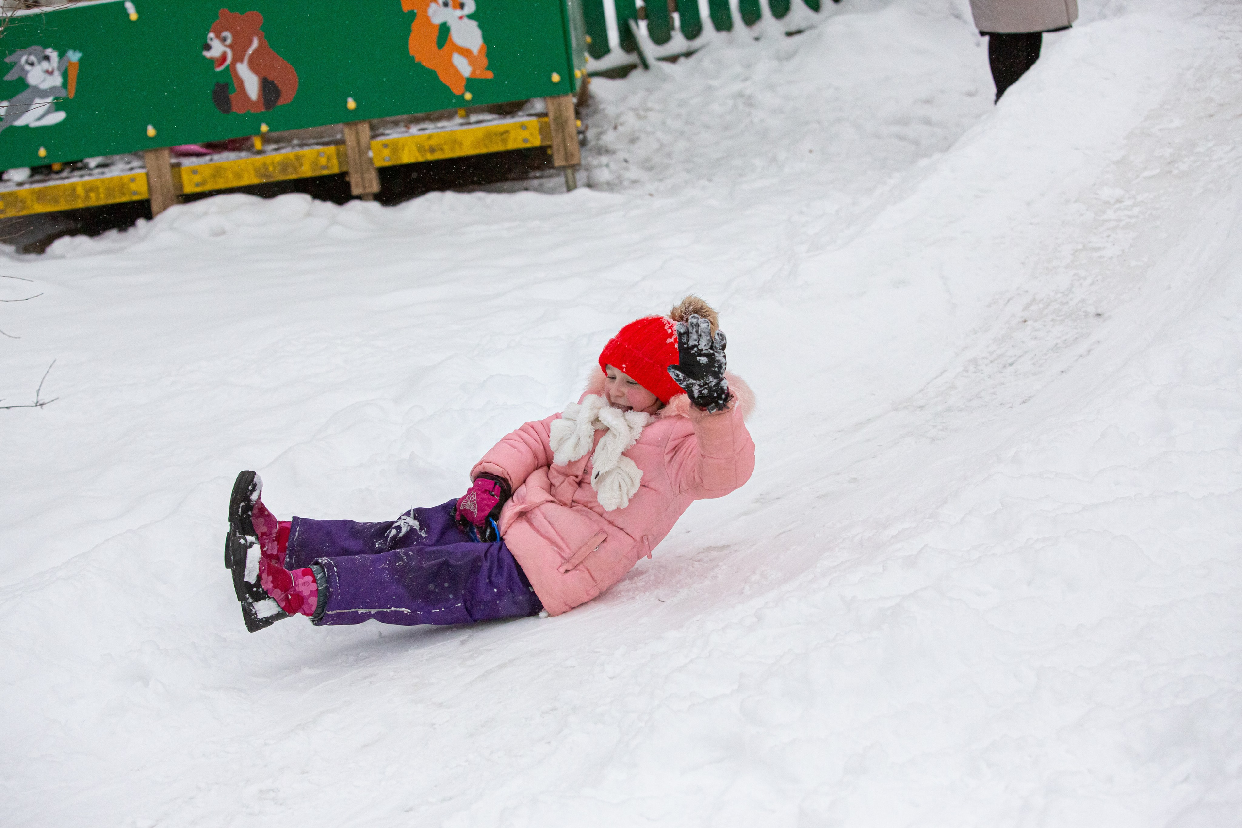 Зима в детском саду. Свадебный, семейный, детский фотограф в Санкт-Петербурге