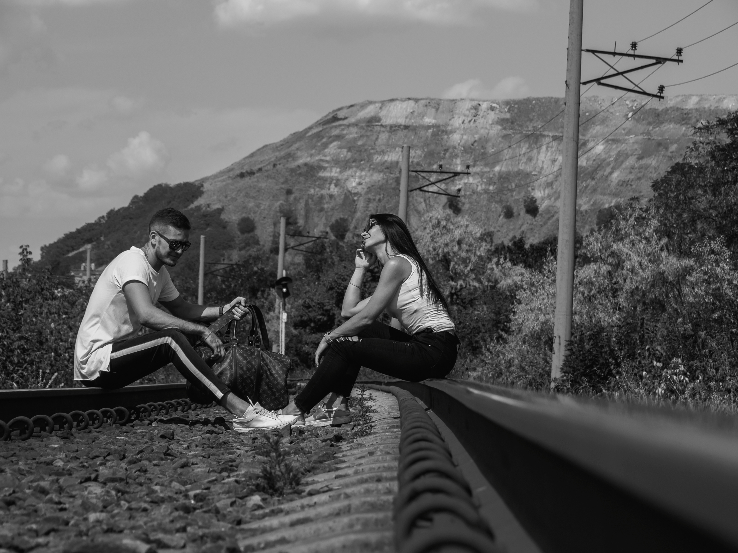 «Бонни и Клайд или приключение модной сумки». Бизнес, мужской фотограф в Краснодаре | Аксёнов Алексей Владимирович