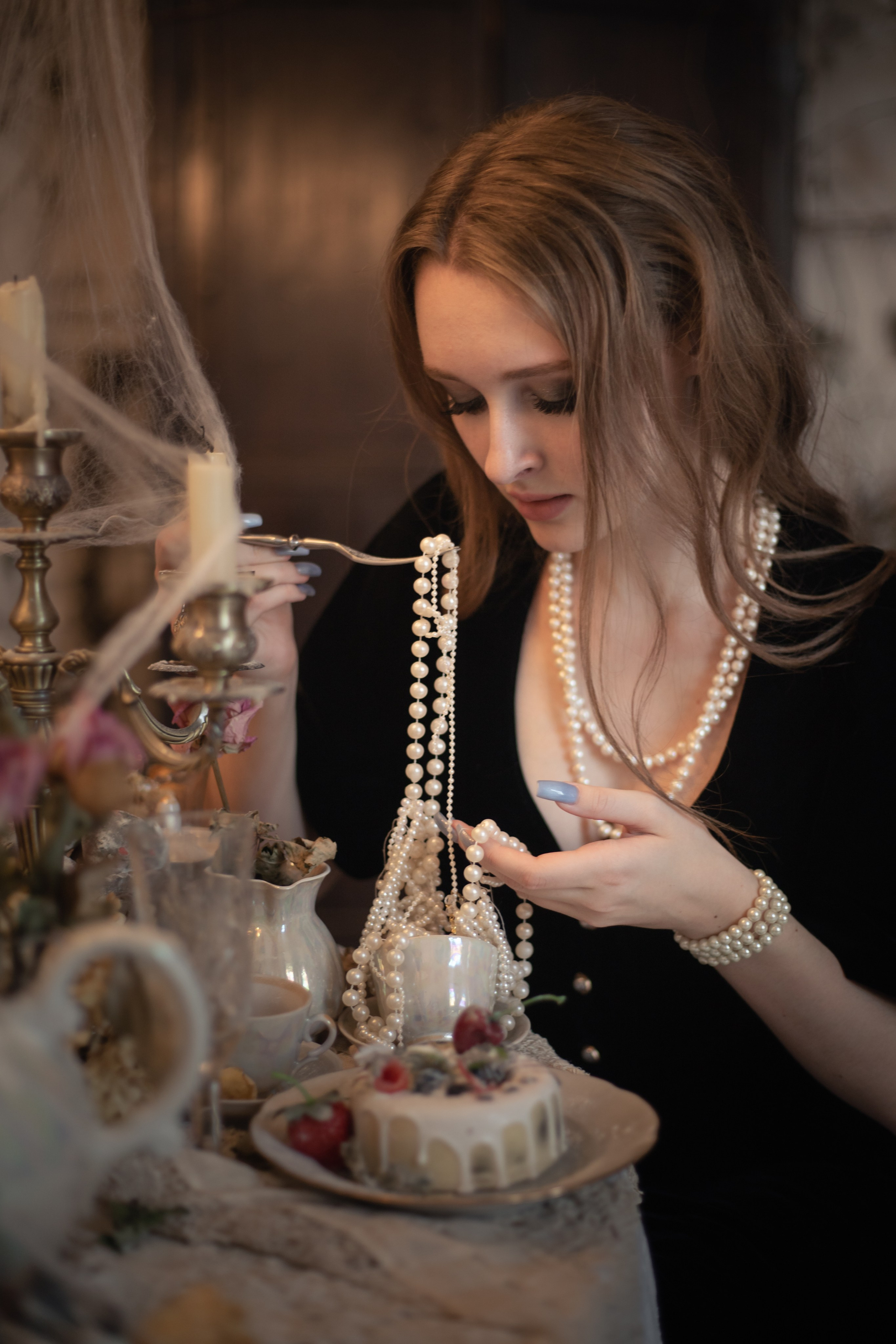 Татьяна в заброшенном особняке. Индивидуальная фотосессия. Фотограф Киржач/Москва_Екатерина Мартынова