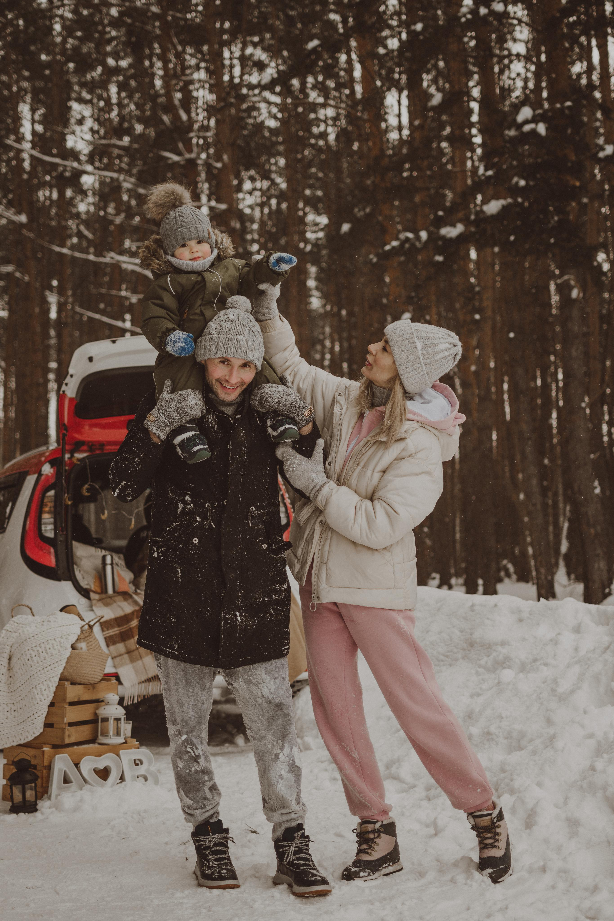 Прогулка в снежном лесу. Фотограф Кристина Пархоменко