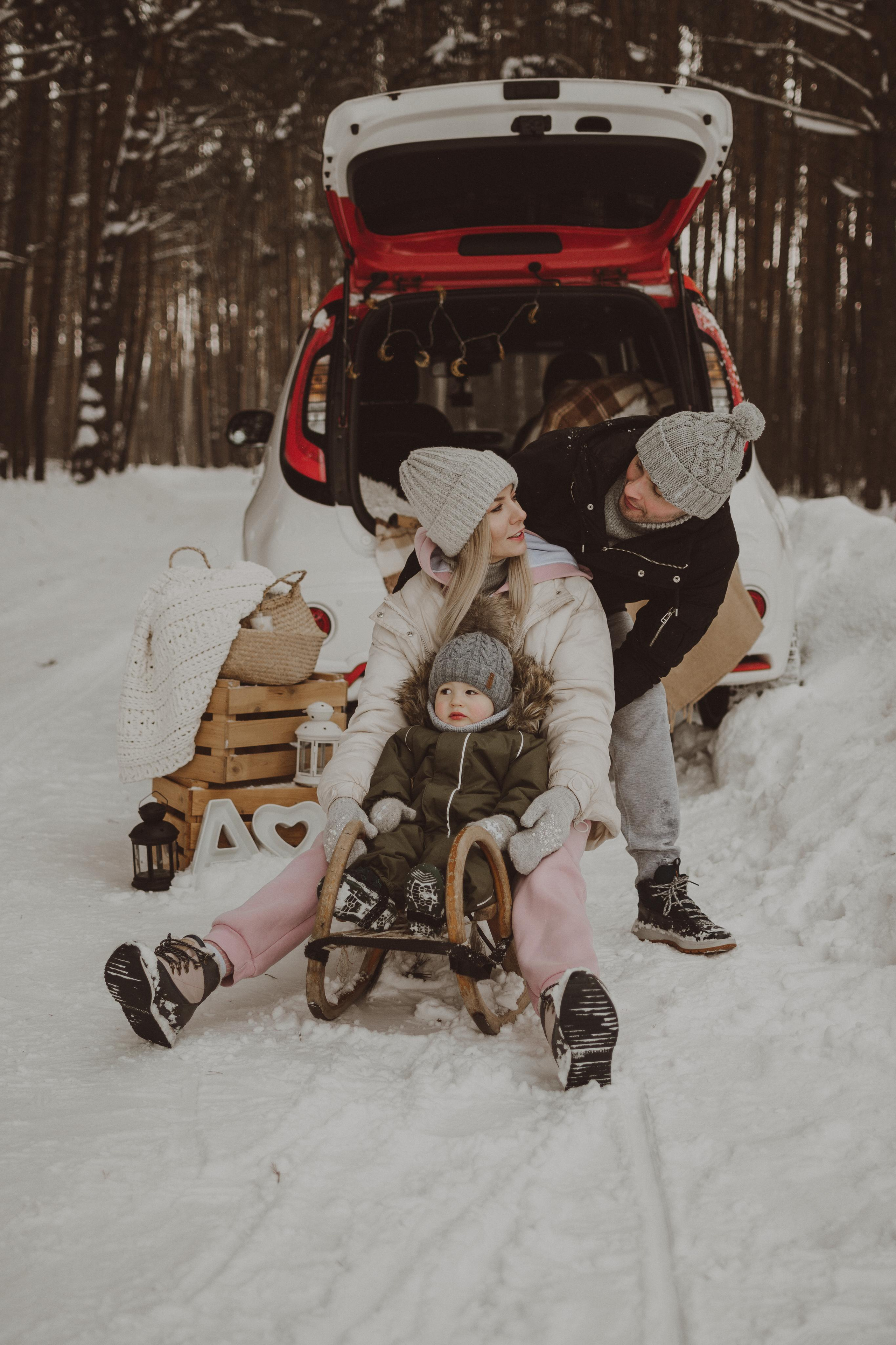 Прогулка в снежном лесу. Фотограф Кристина Пархоменко