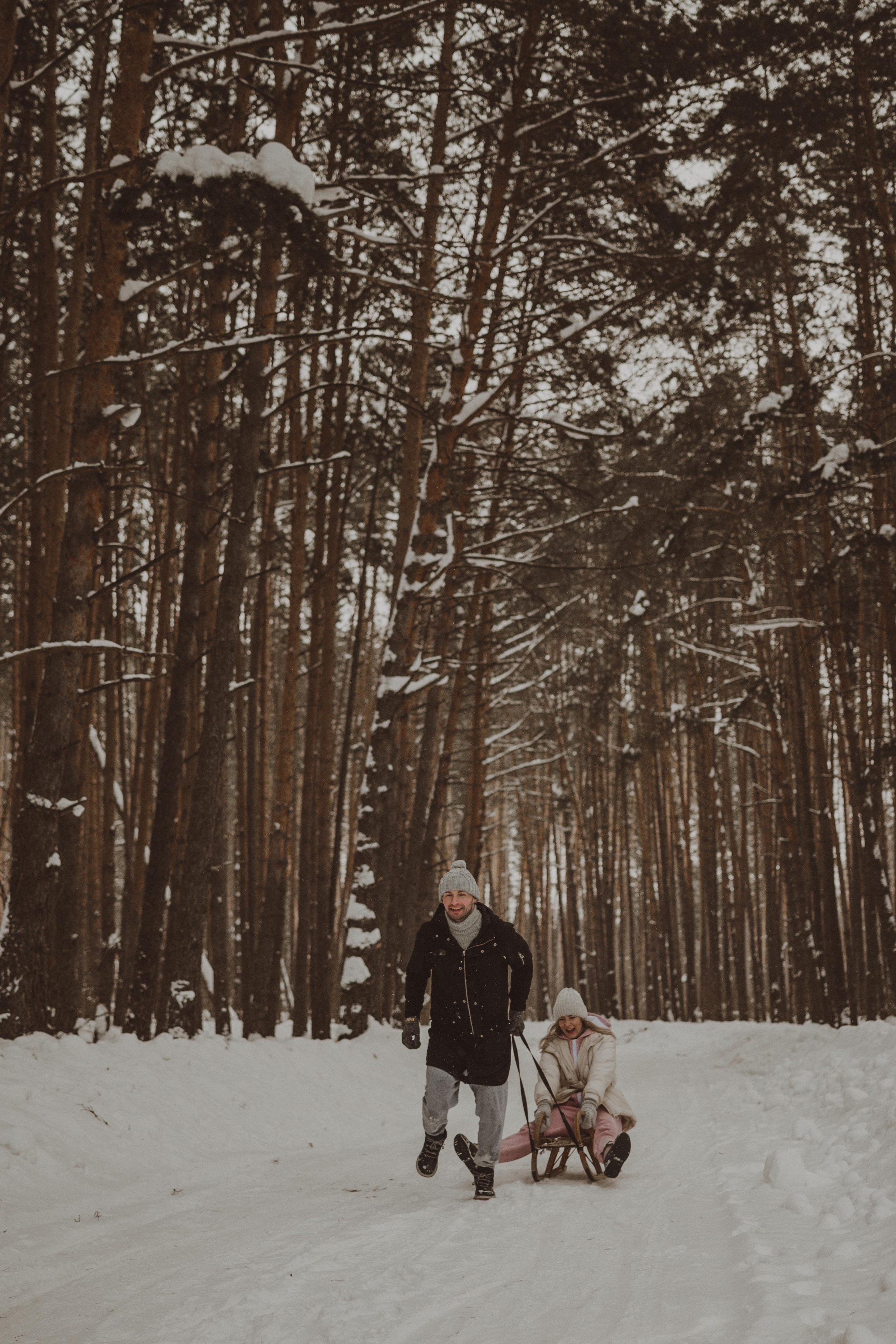 Прогулка в снежном лесу. Фотограф Кристина Пархоменко