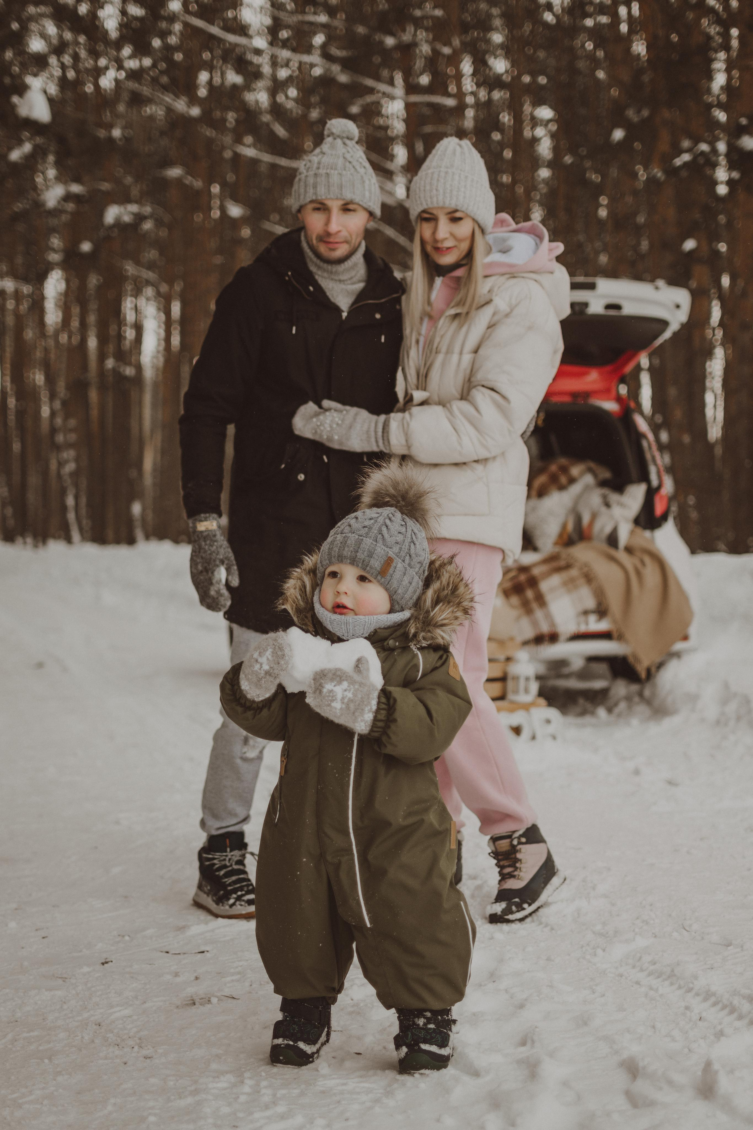 Прогулка в снежном лесу. Фотограф Кристина Пархоменко