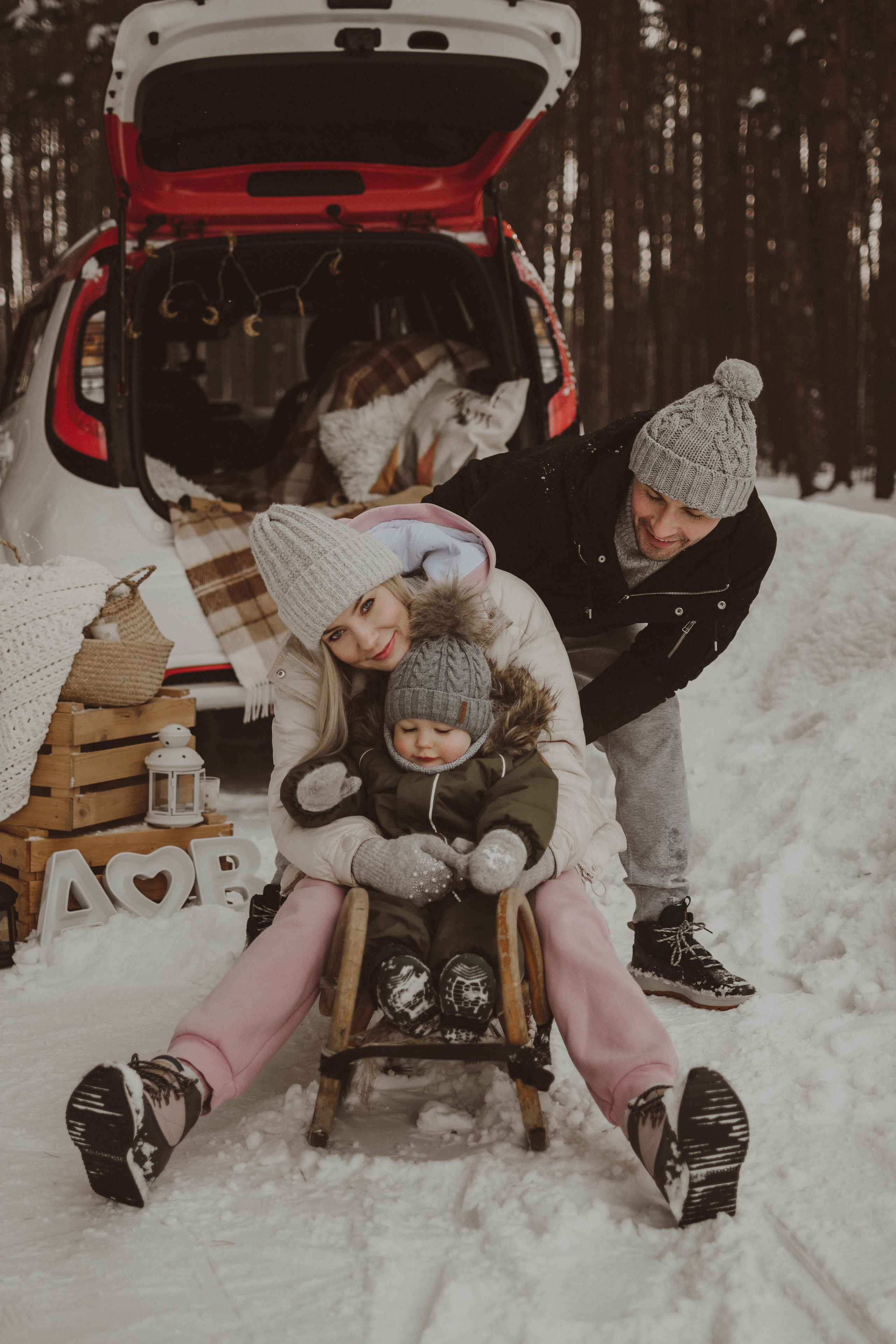 Прогулка в снежном лесу. Фотограф Кристина Пархоменко