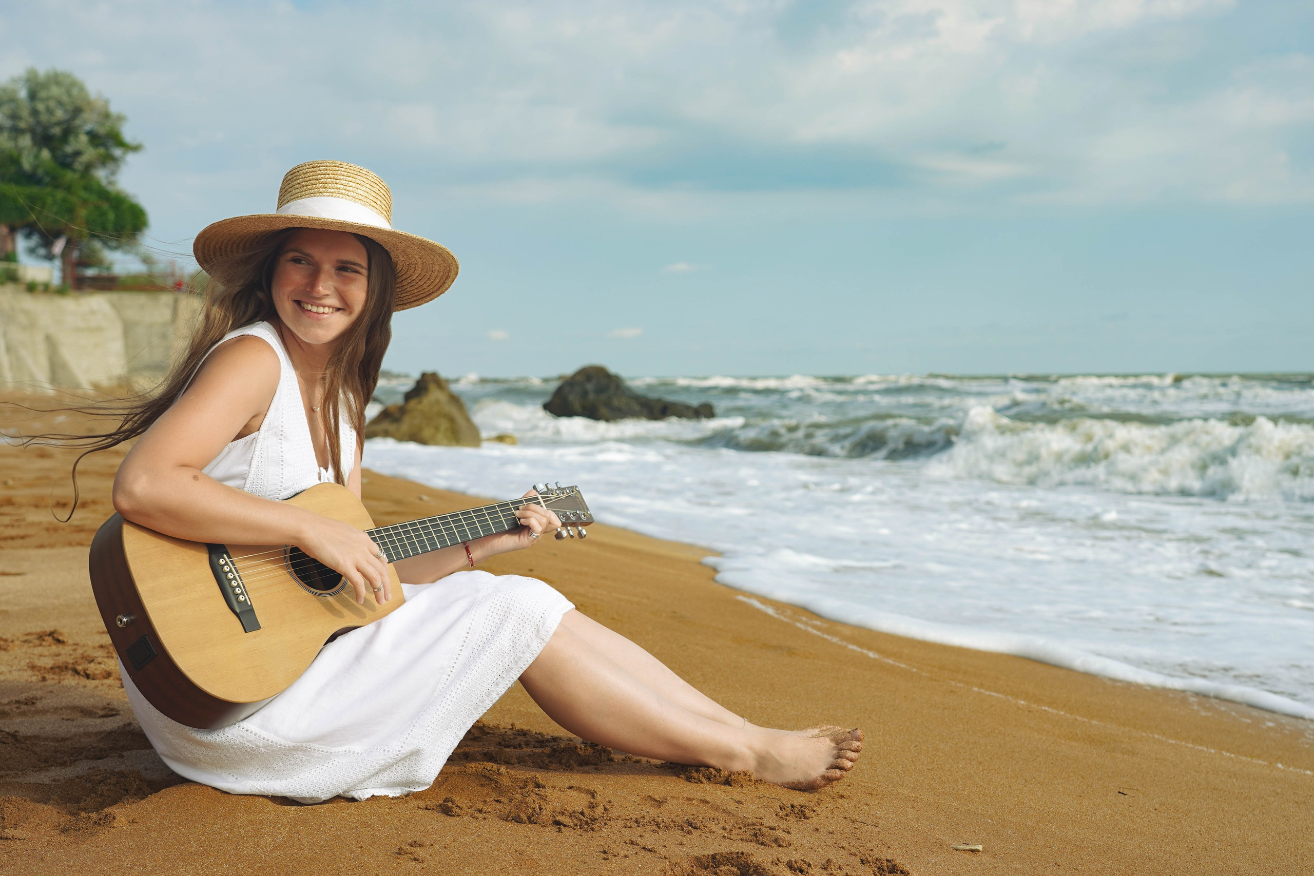 Домик на берегу моря. AI художник и фотограф Ольга Косина