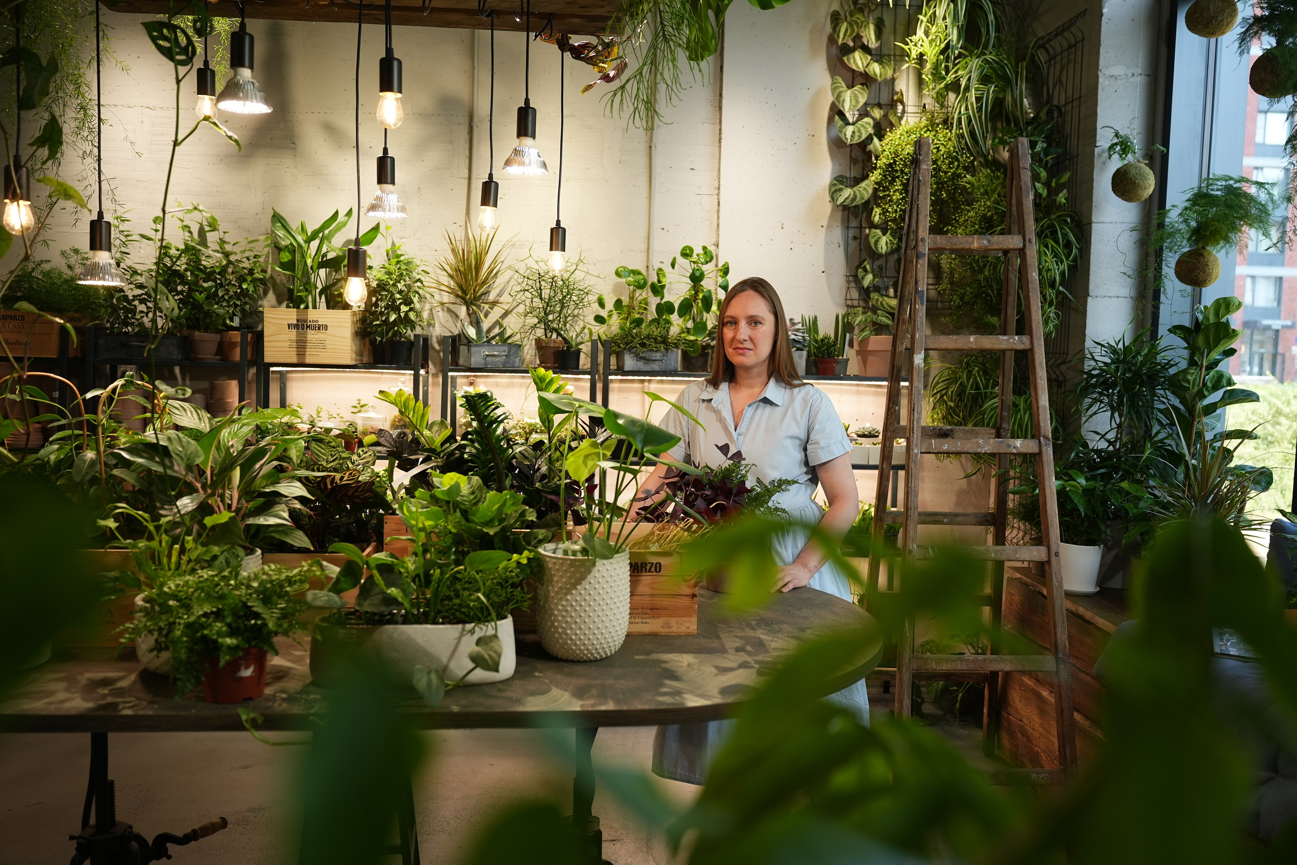 Интерьерная фотосъемка флористического магазина