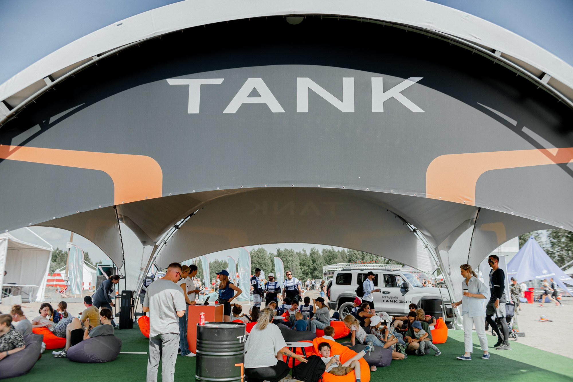 Тест-драйв TANK на Гонке Героев. Night2Day Санкт-Петербург