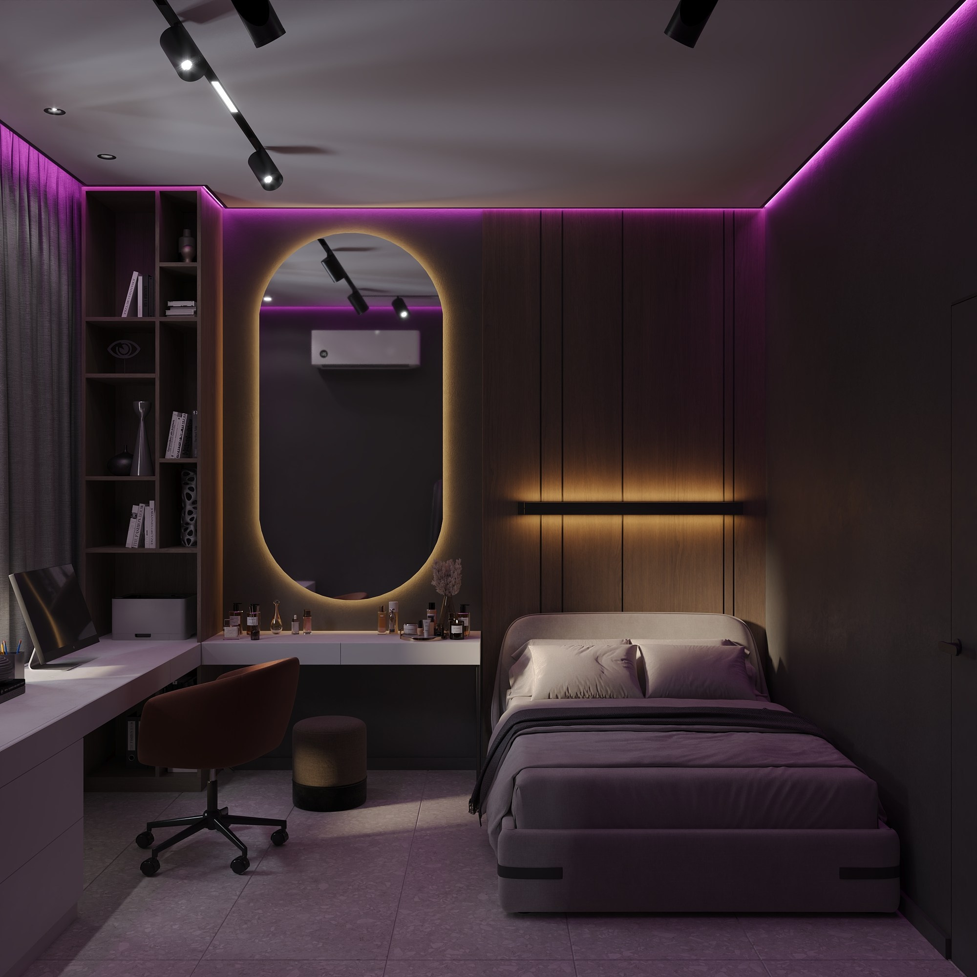 Пос. Береговой жилой дом 135 м². БК студия дизайна интерьера