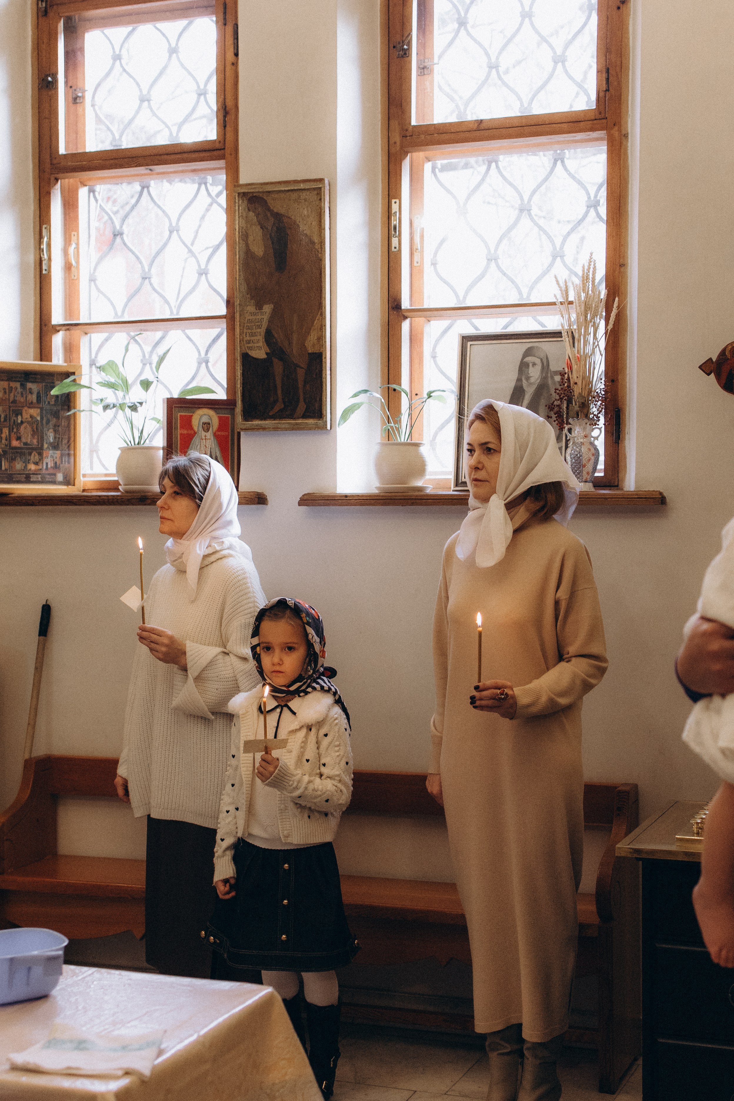 Крещение Надежды. Семейный фотограф Москва Наталия Осьмакова