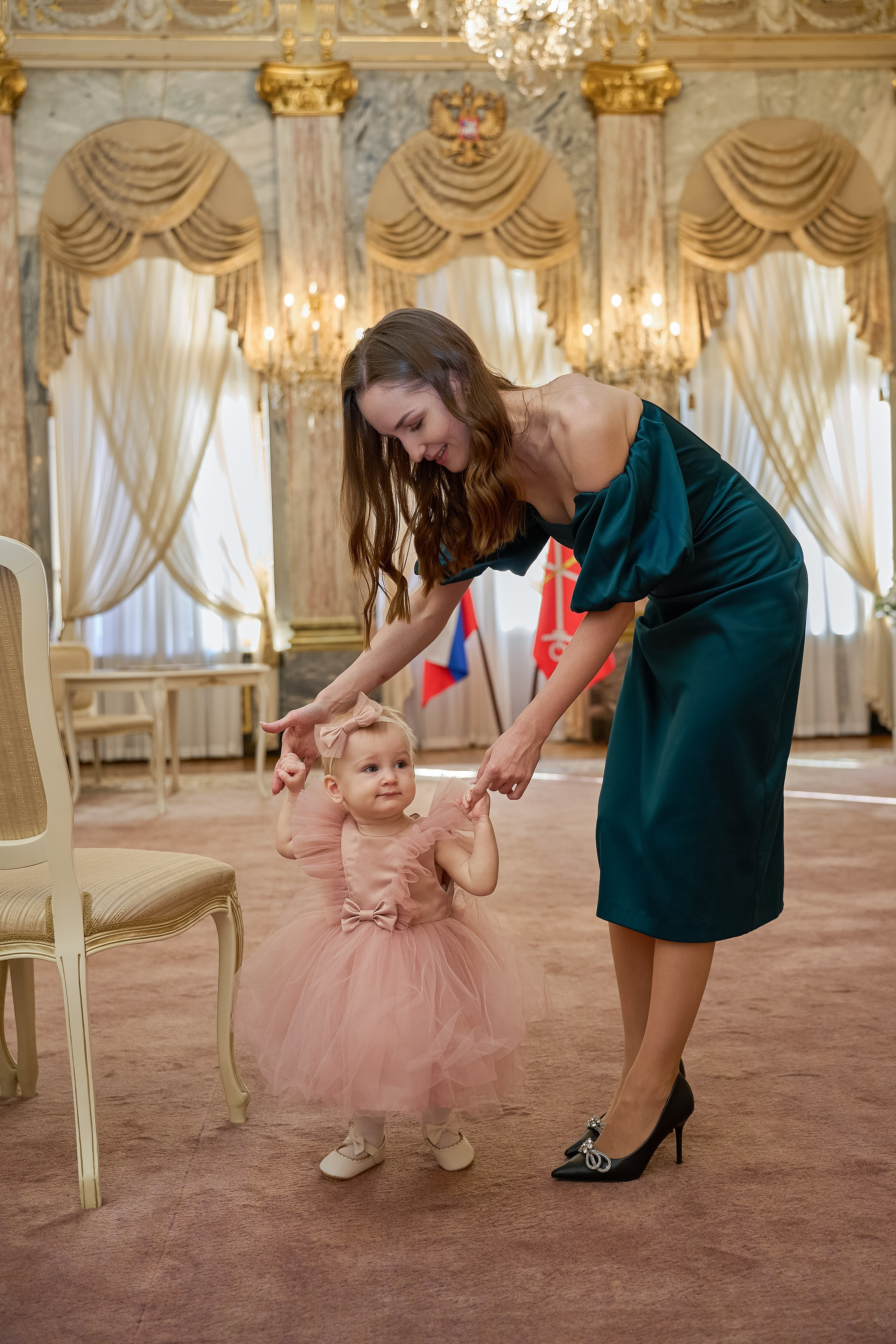 Фотосессия во дворце малютка в Санкт-Петербурге