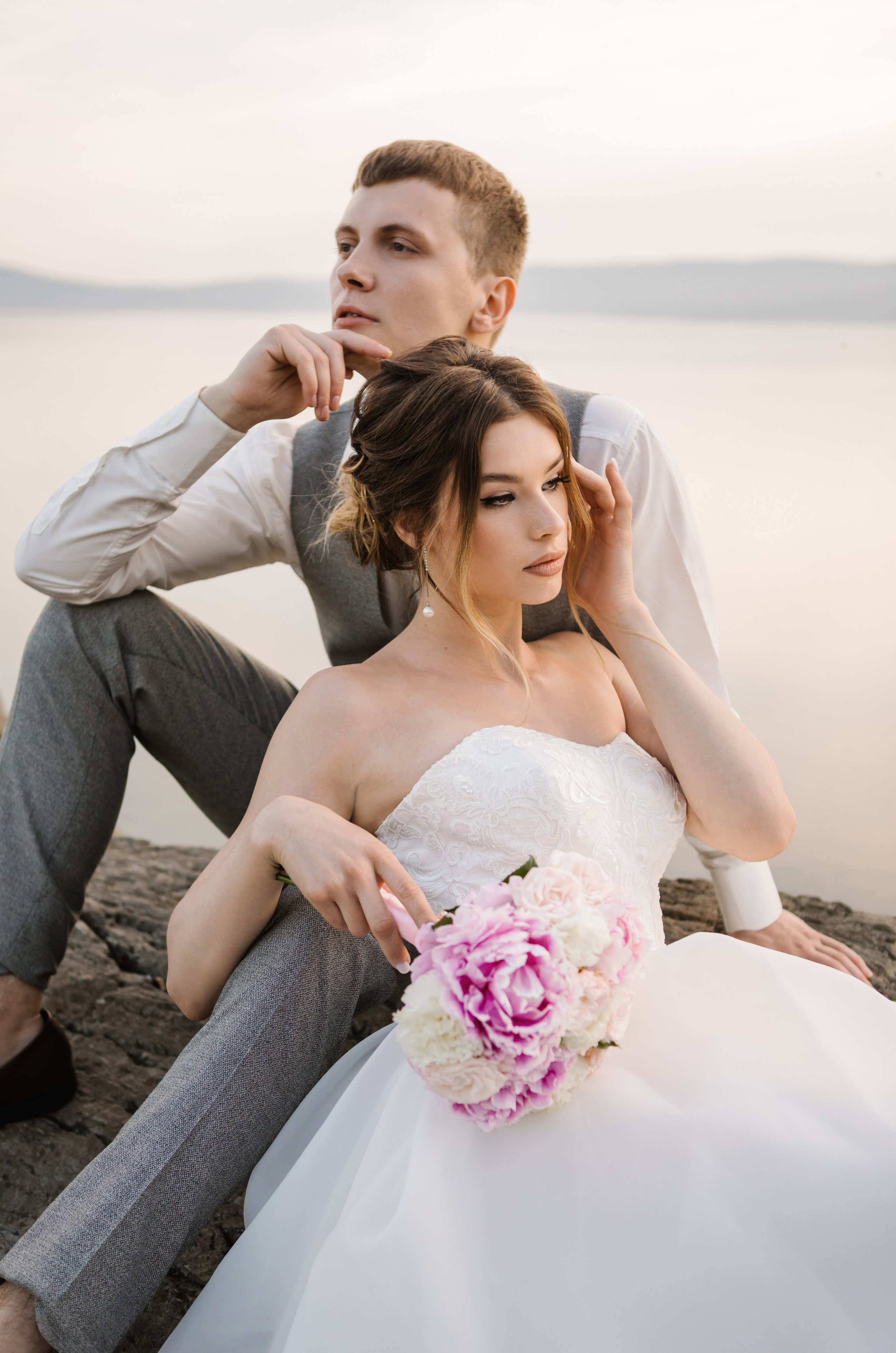 Gold sunset & pink peony. Свадебный и портретный фотограф в Миассе Филиппенко Дарья