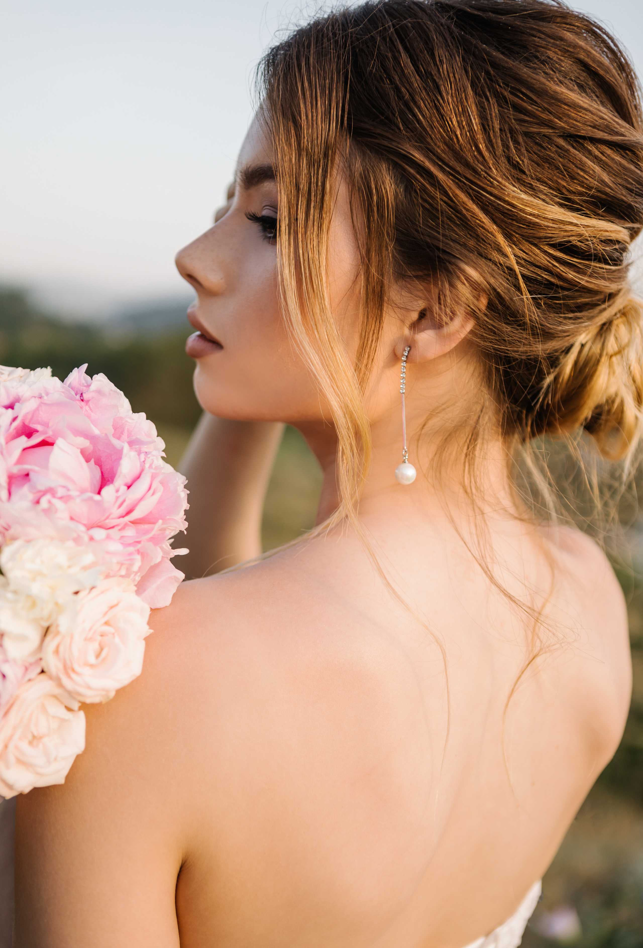 Gold sunset & pink peony. Свадебный и портретный фотограф в Миассе Филиппенко Дарья