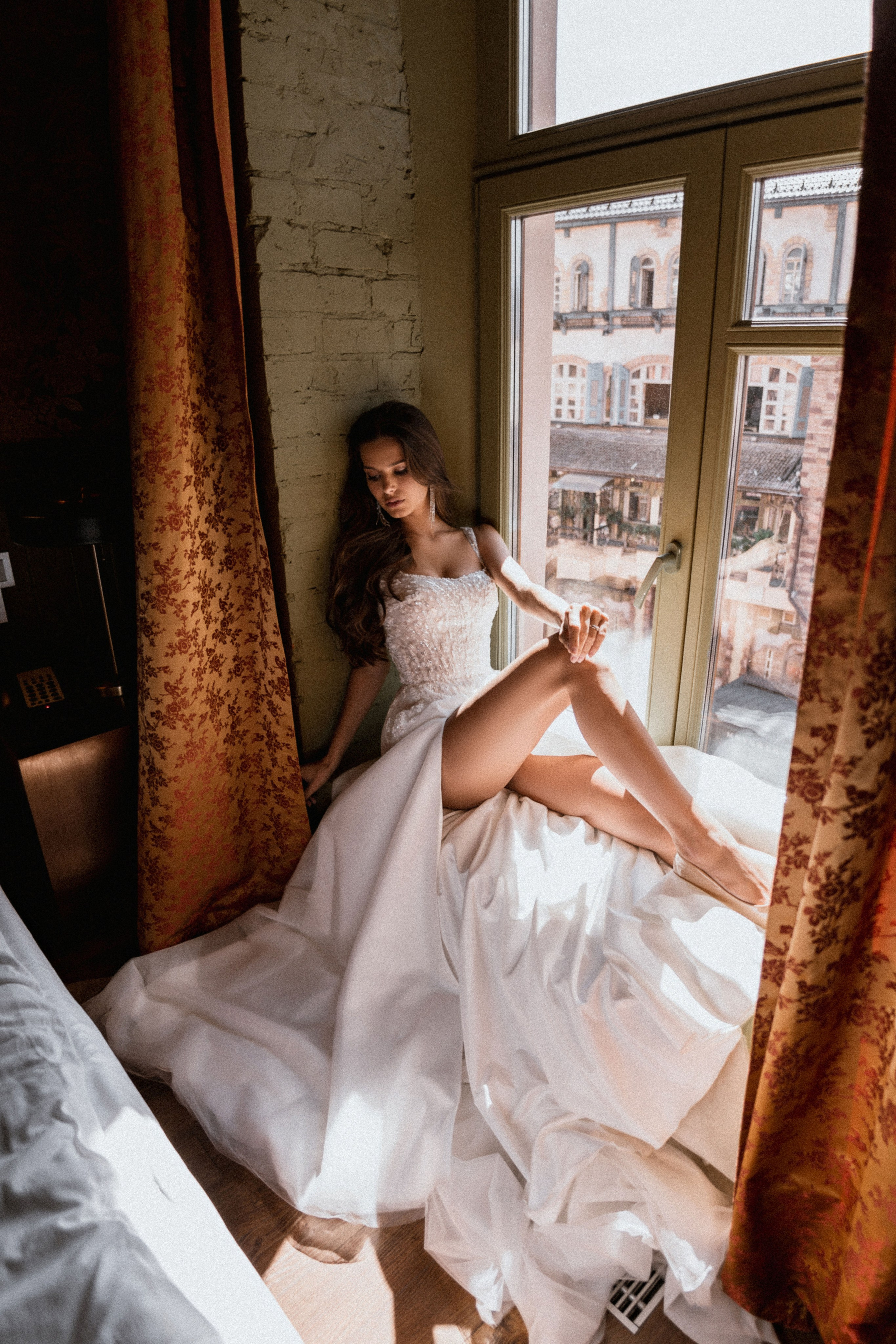 Фотосессия в образе «утро невесты» для Анастасии. Свадебный и портретный фотограф Клипа Максим