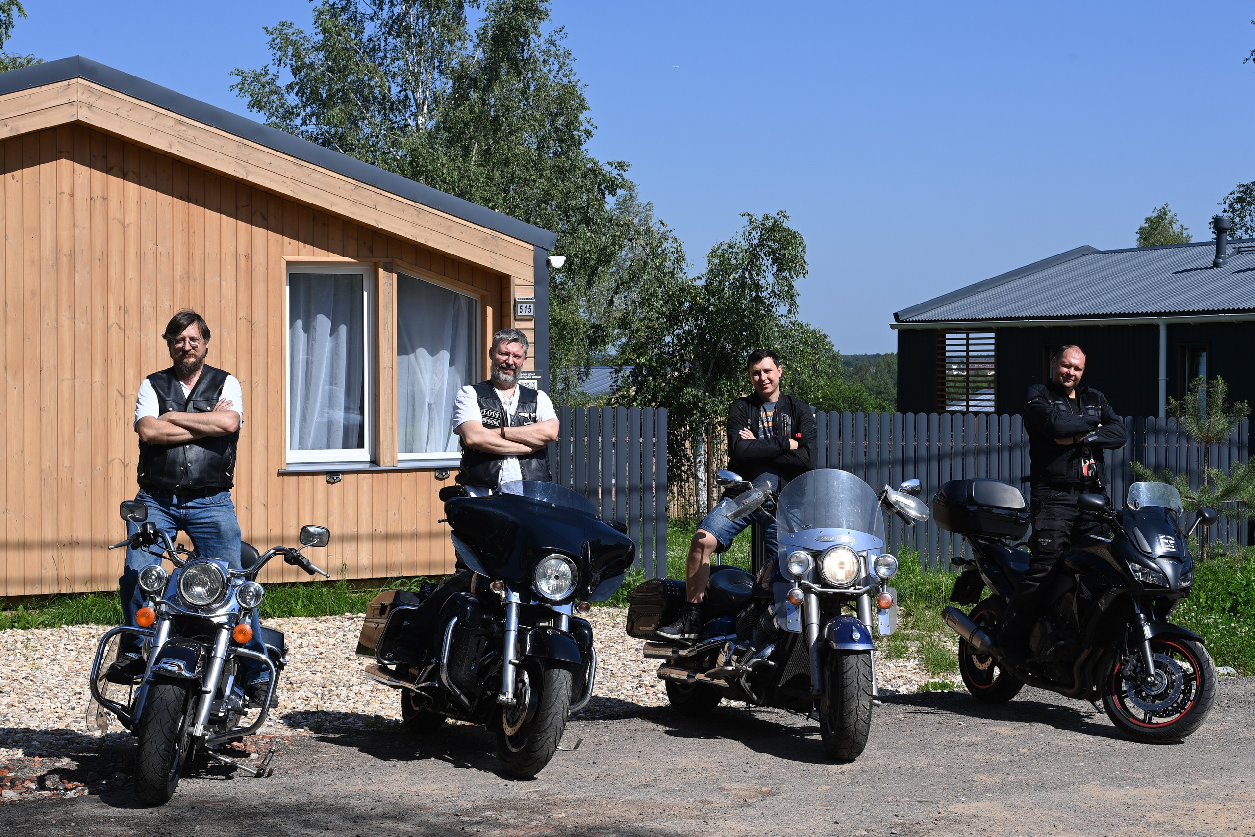 Загородная встреча байкеров Iron Angels из Владивостока. Свадебный и семейный фотограф в Москве Ирина Гончарова