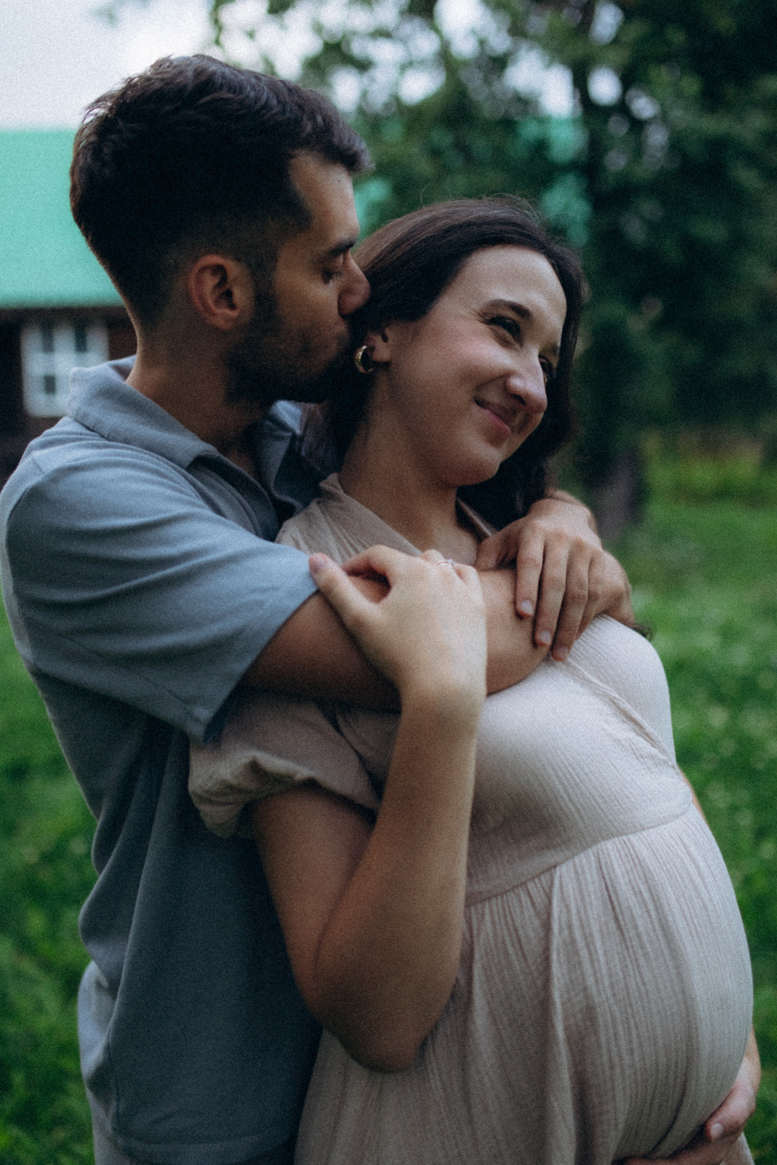 Беременная фотосессия Маши и Димы. Семейный фотограф в Москве и Люберцах Юлия Гуськова