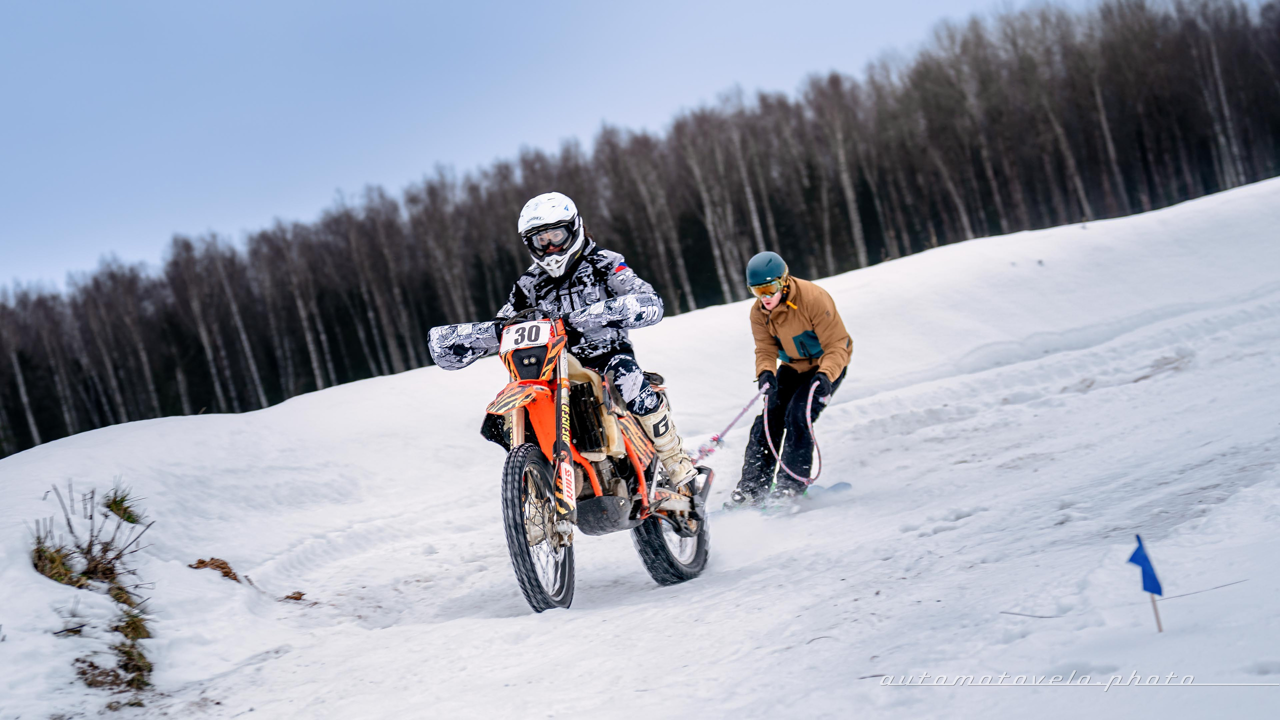 Скийоринг в Конаково 2024/25. 1 этап