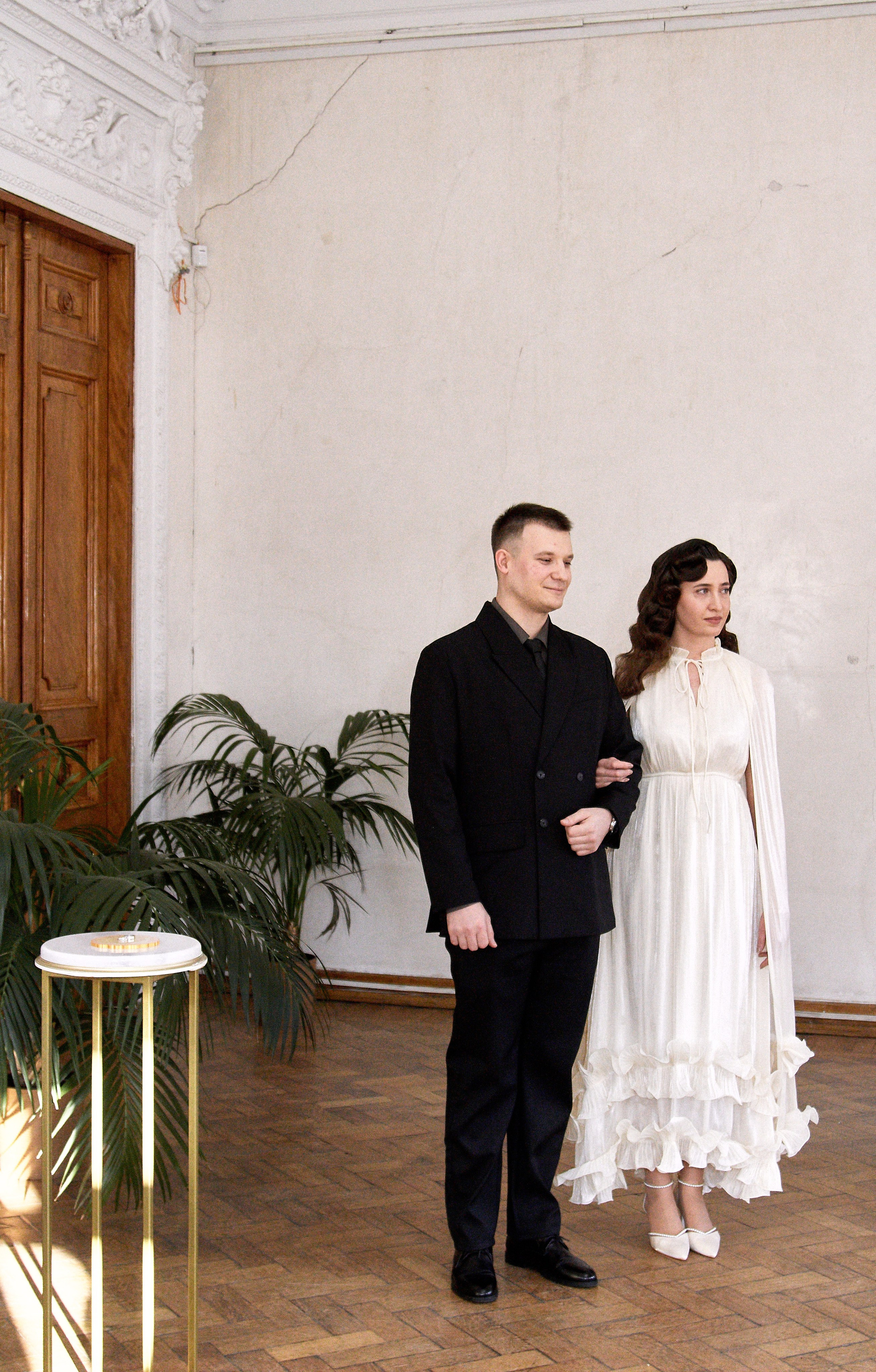 Торжественное бракосочетание в библиотеке им. Пушкина. Свадебный фотограф в Москве Приятелева Ангелина