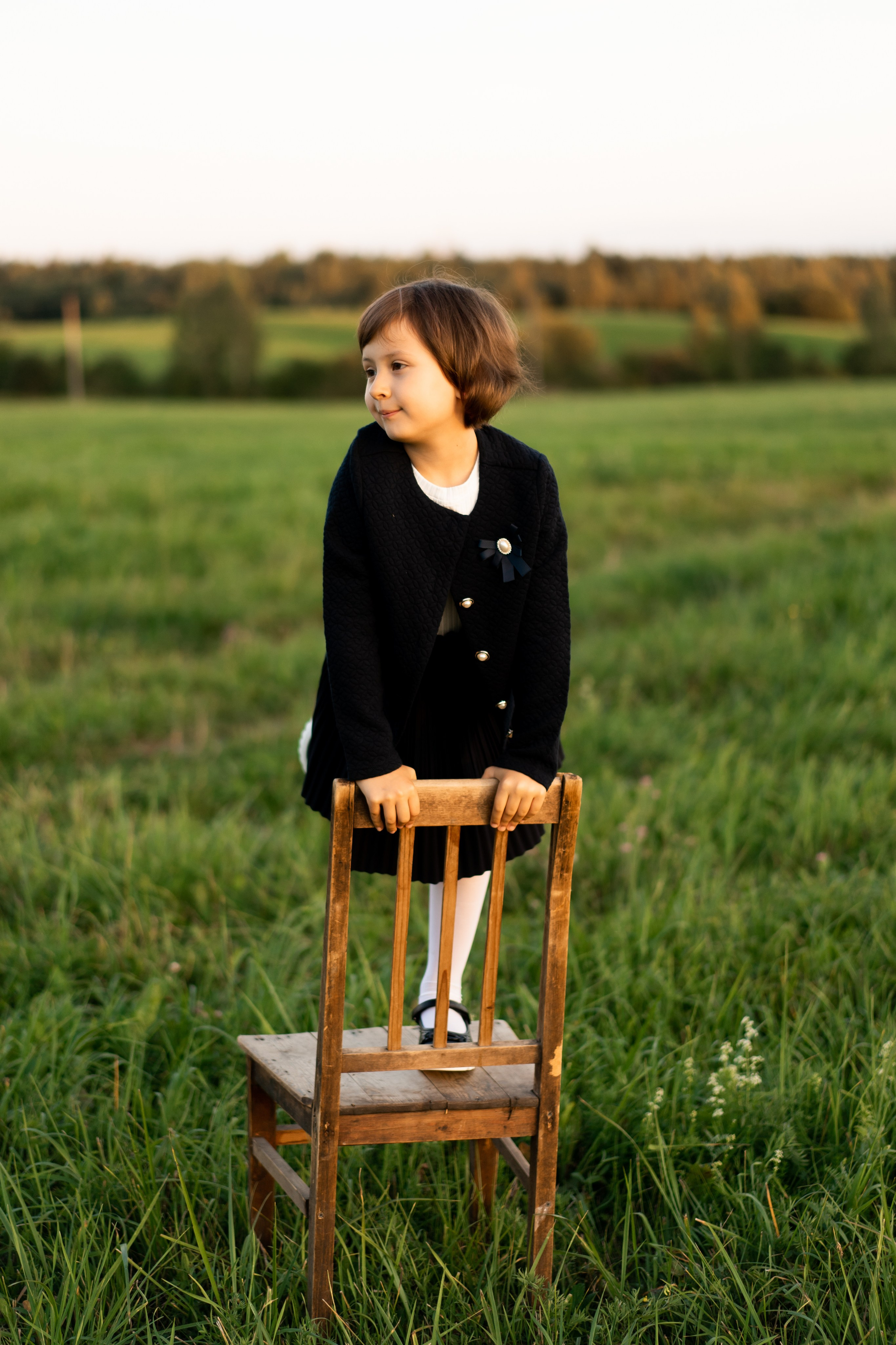 Майя. Первый раз в 1 класс. Семейный и детский фотограф в Санкт-Петербурге Дарина Герчиу