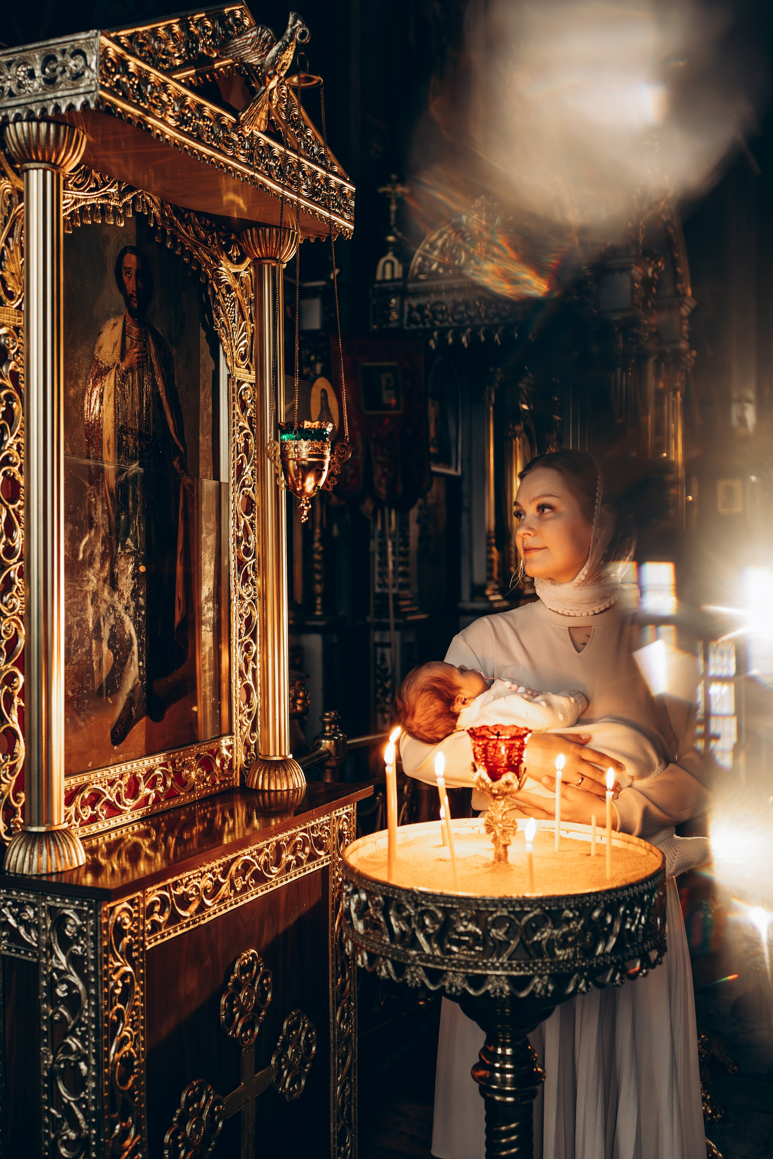 Крещение в Храме Воскресения Словущего в Даниловской Слободе. Главная