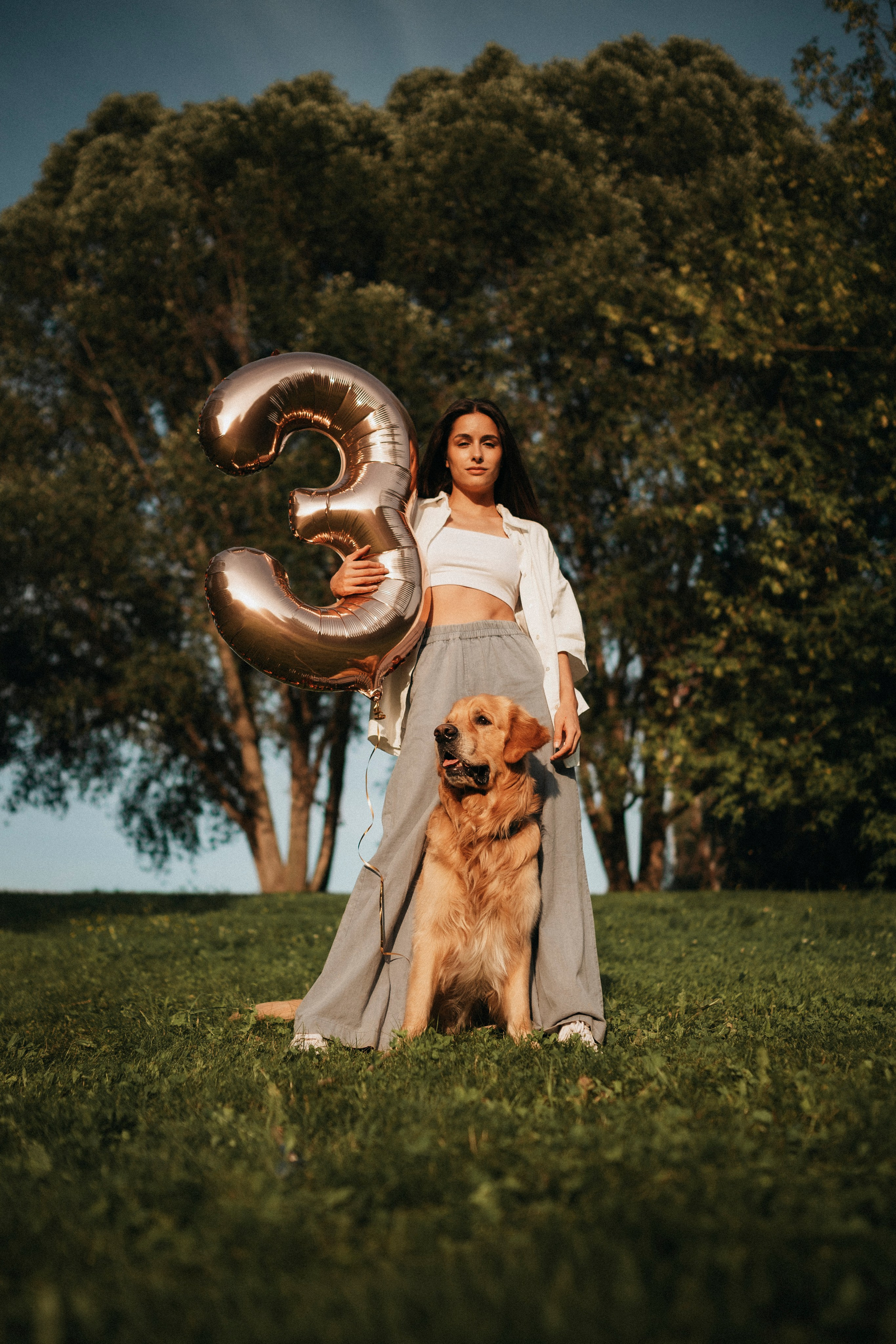 Карина, Саша и Луни. Семейный фотограф анималист Ананьева Мария — Москва