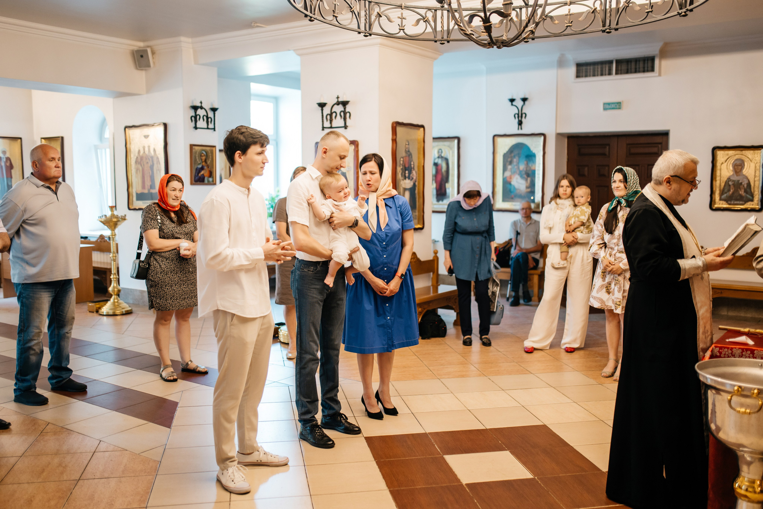 Крещение Андрея. Церковь Преображения Господня. Фотограф ВИКА МЕДУЗА