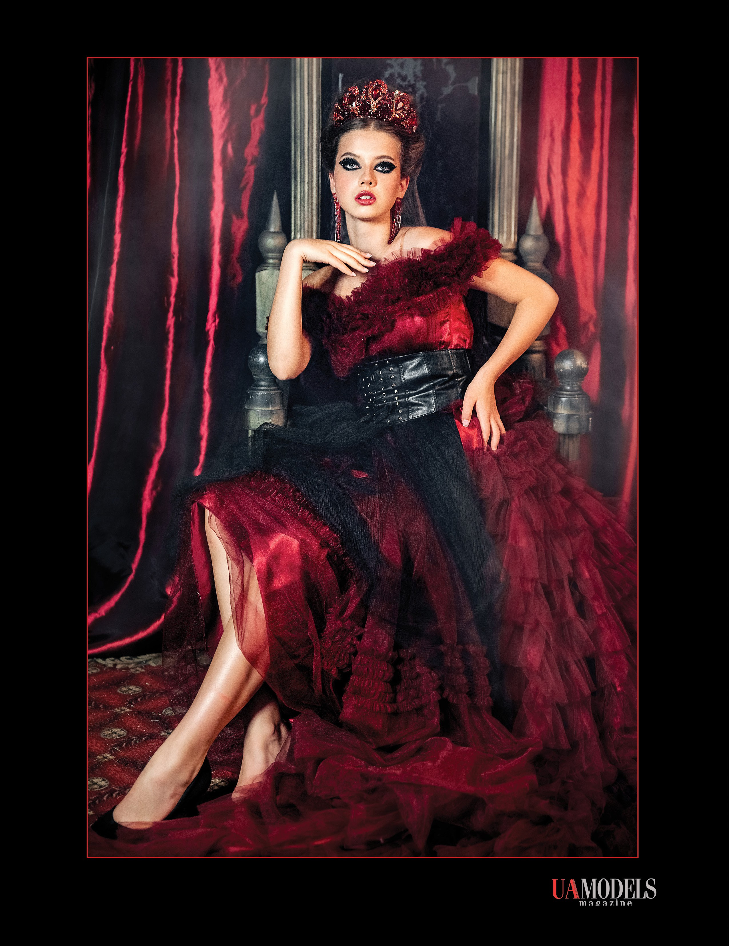 Осенняя фотосессия в студии в стиле праздника -канун Дня всех святых-Halloween. Фотограф в Москве Lidiya_Li_Photo