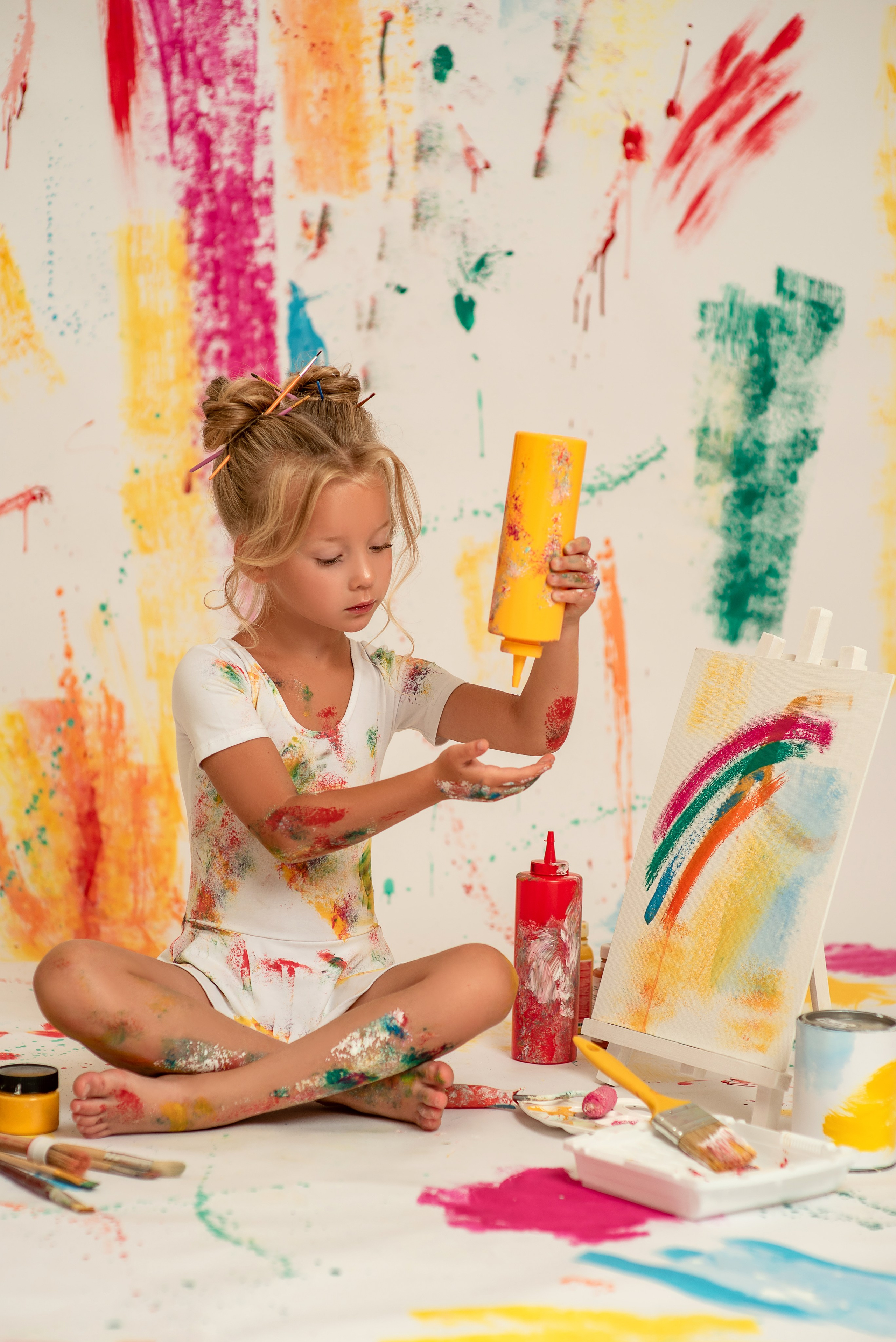 Полина краски. Семейный и детский фотограф Наталья Горда