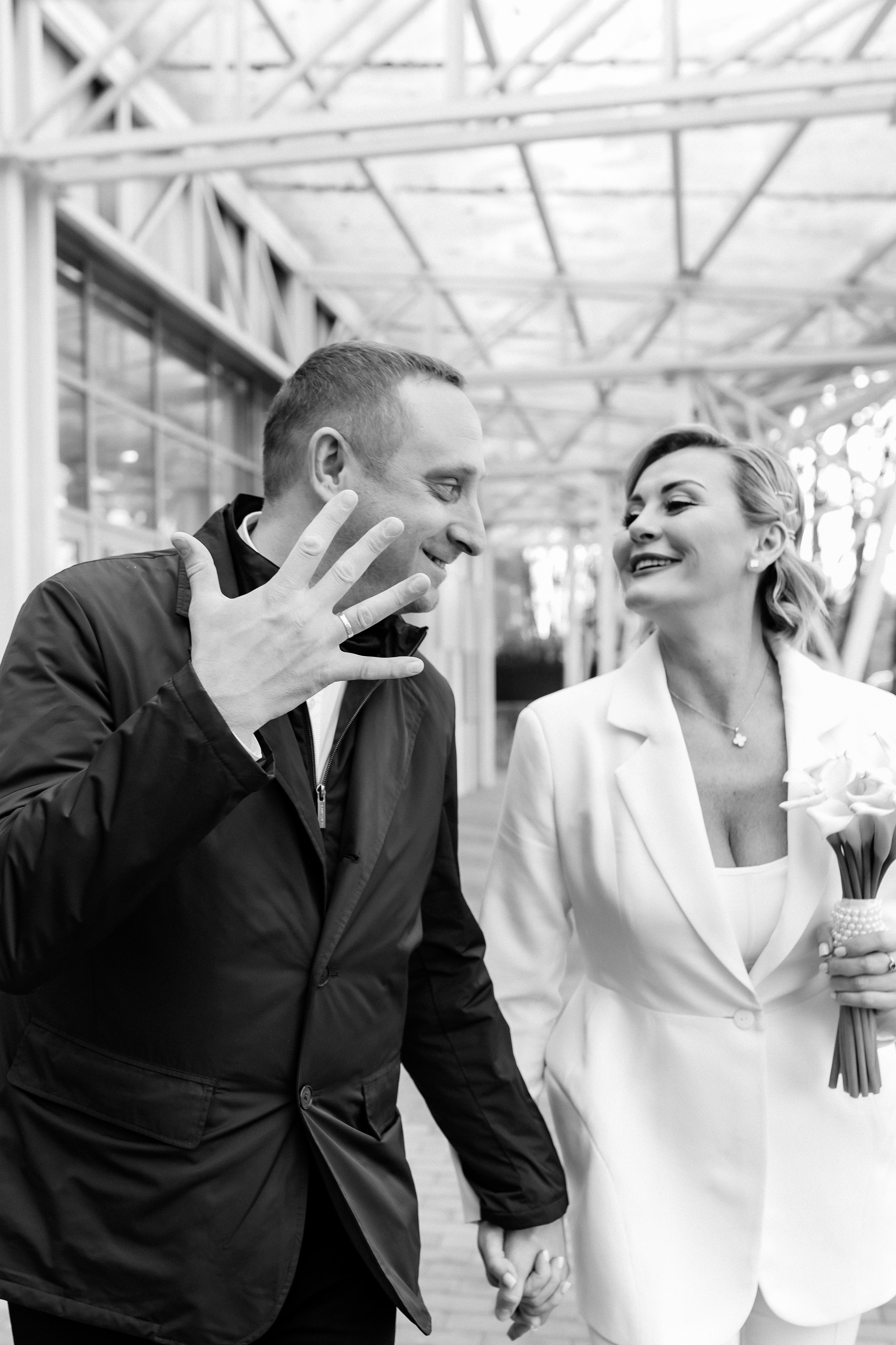 Ирина и Максим. Домодедовский ЗАГС и прогулка. Профессиональный фотограф, Москва |Видное Елена Елизарова