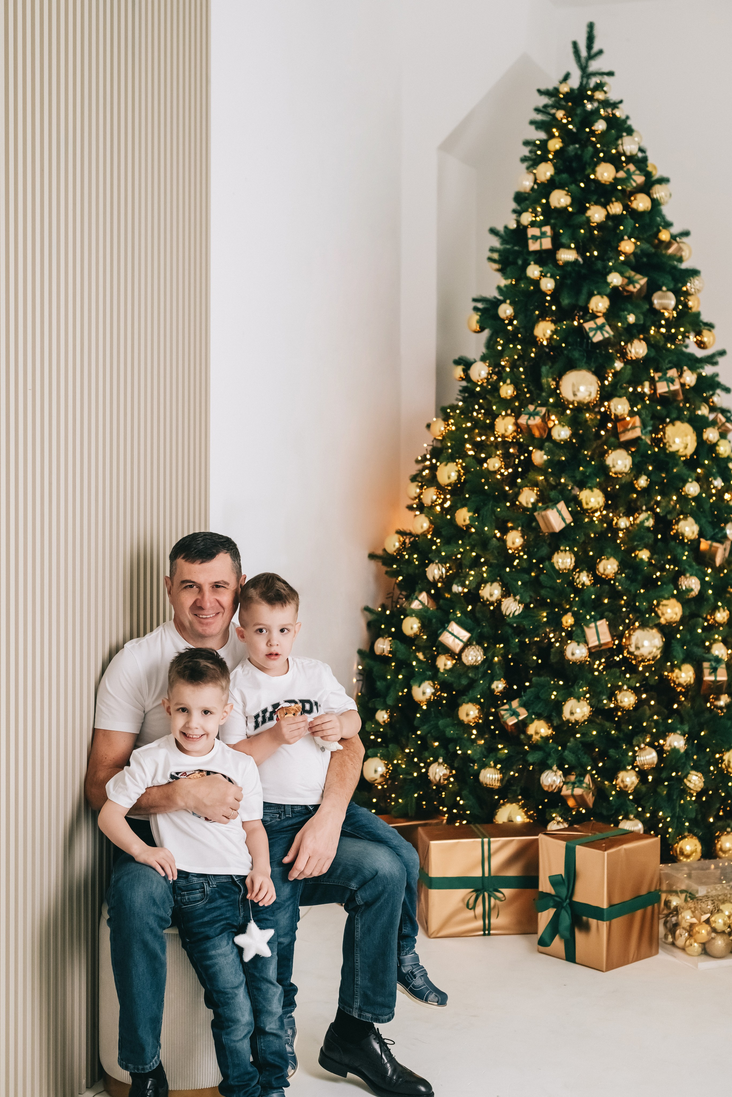 Новогодняя семейная фотосессия Кемерово