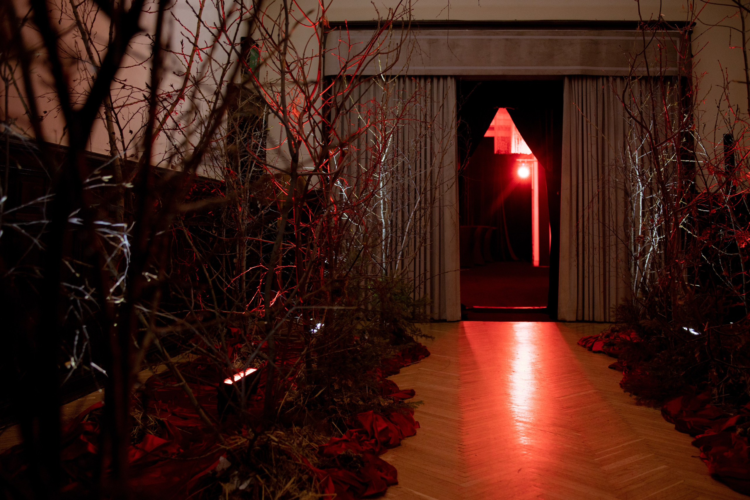 Новогодний корпоратив в фольклорном стиле. Особняк Лемана. Оформление свадеб, декор свадеб Вера Маркова, Москва