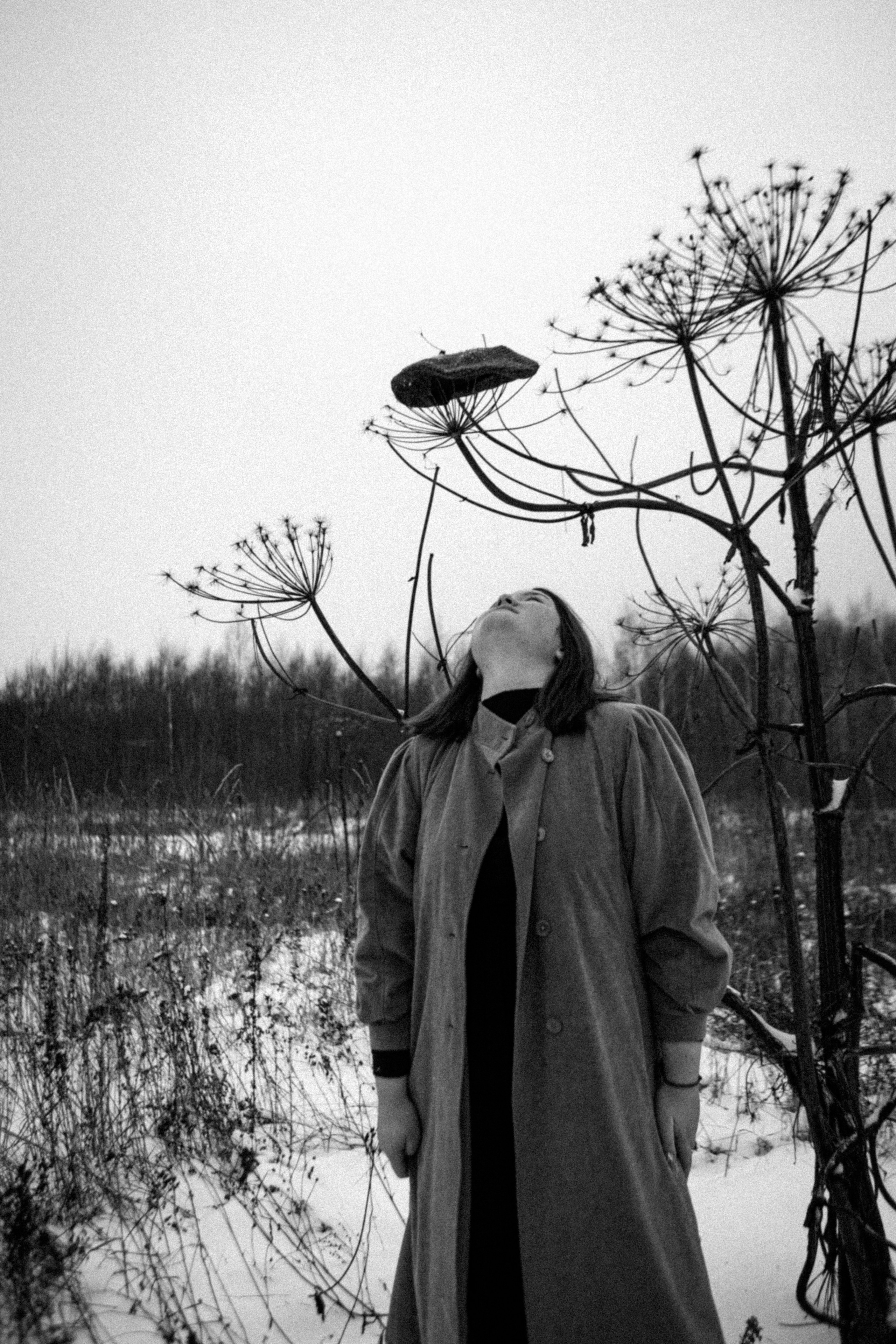 Олеся. Зимнее поле. Фотограф в Нижнем Новгороде